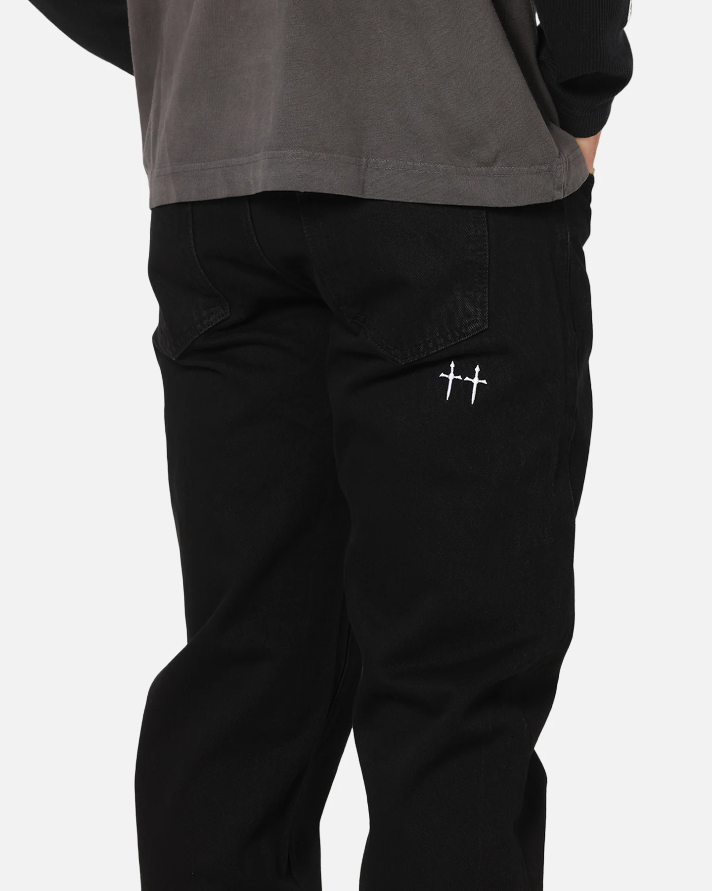 Saint Morta Psykhe Jeans Black Stonewash - Image 3