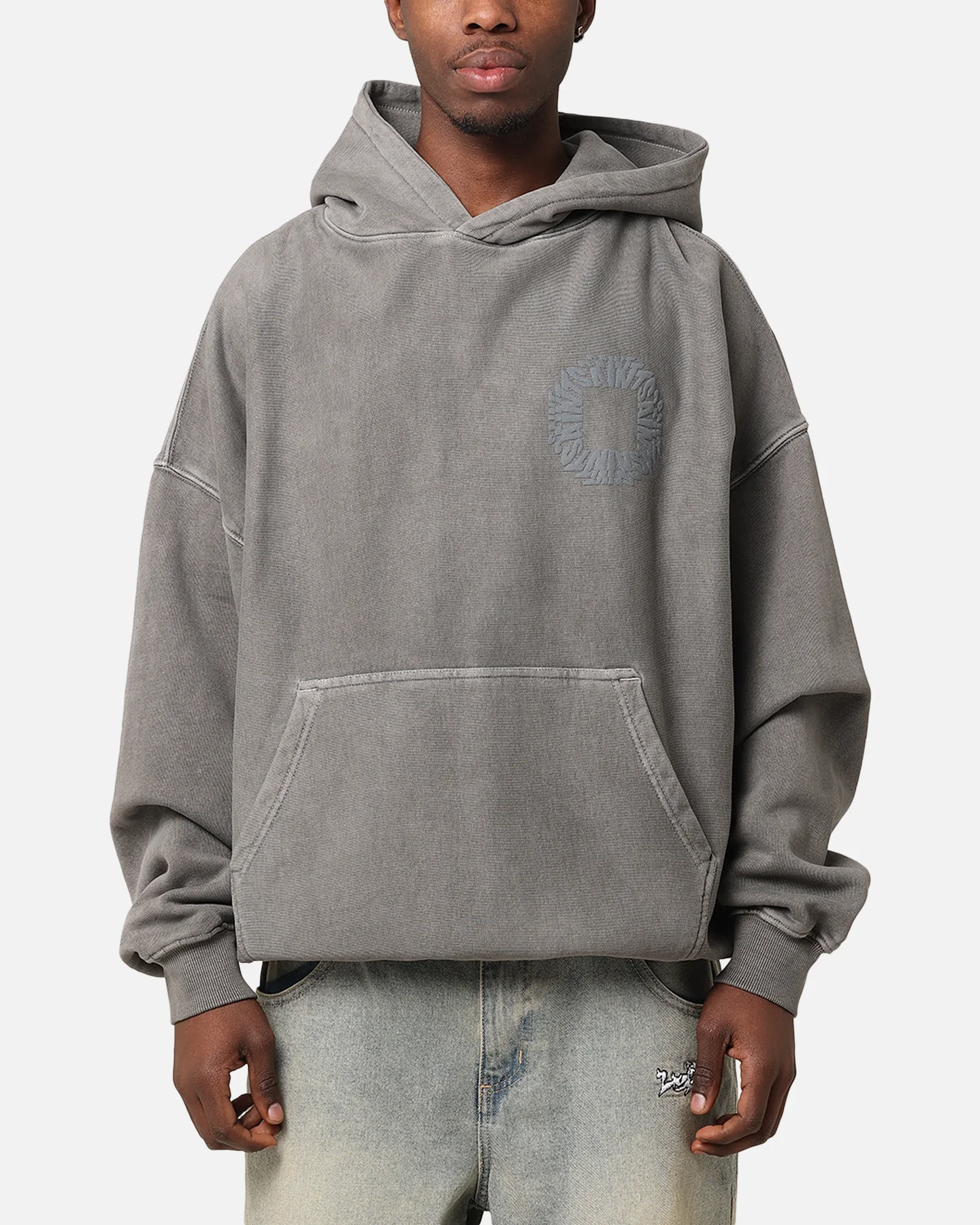 Saint Morta Rave Premium Hoodie Washed Charcoal - Image 2