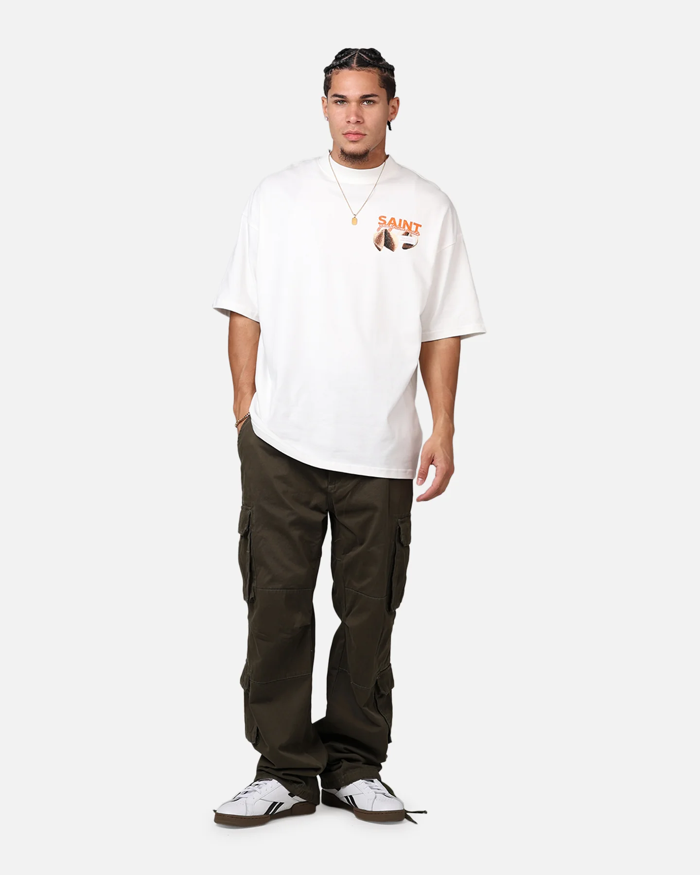 Saint Morta Real Fortunes T-Shirt Off White - Image 3