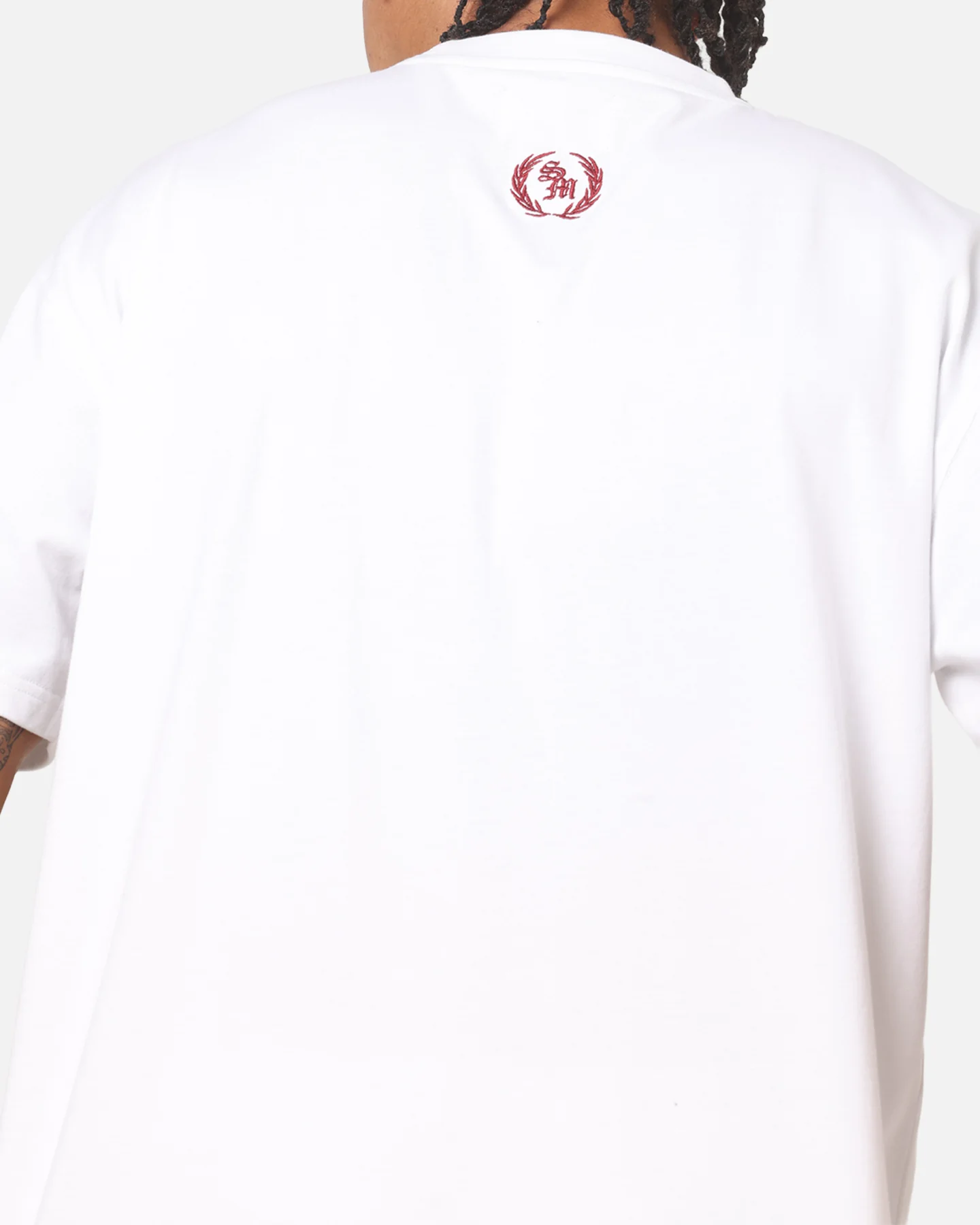 Saint Morta Regal Scripture Boxy T-Shirt White - Image 8