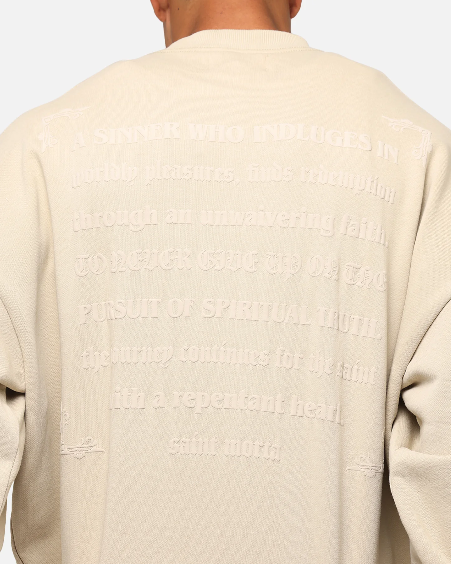 Saint Morta Repentant Heart Crewneck Stone - Image 8