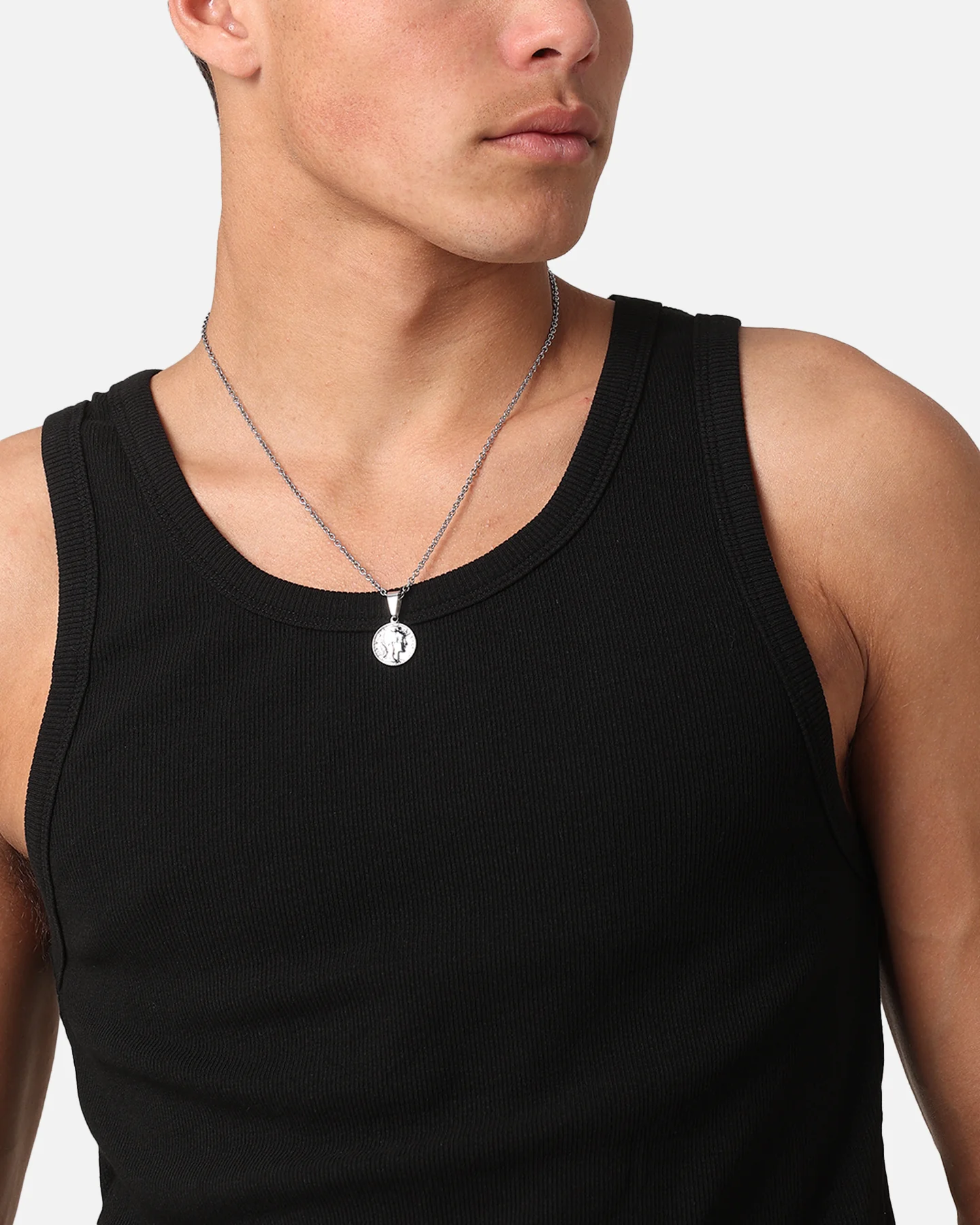 Saint Morta Rib Beater Singlet Black - Image 6