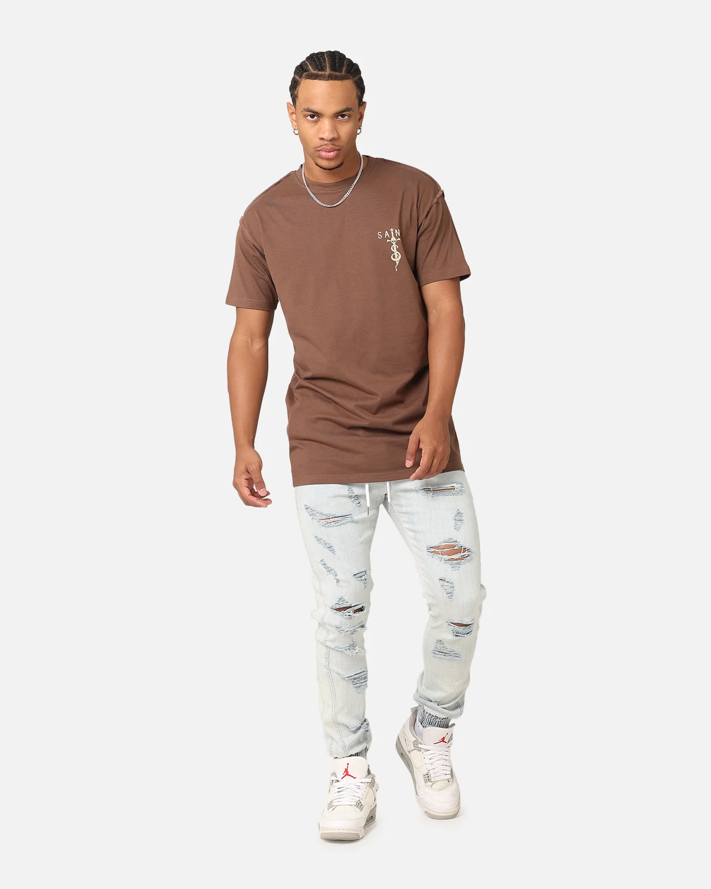 Saint Morta Riot Joggers Light Blue - Image 2