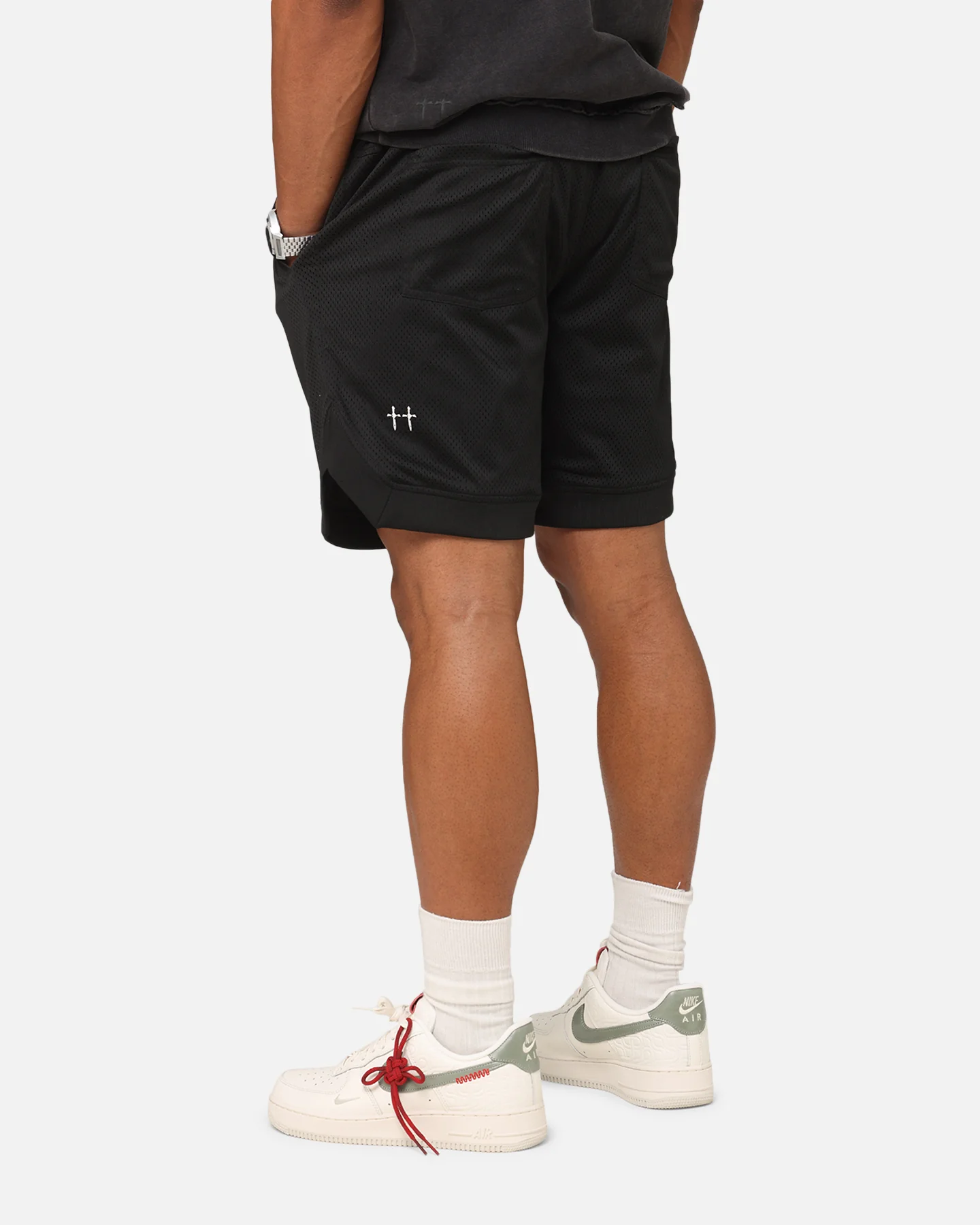 Saint Morta Rise Or Ride Basketball Shorts Black/Purple/White - Image 6