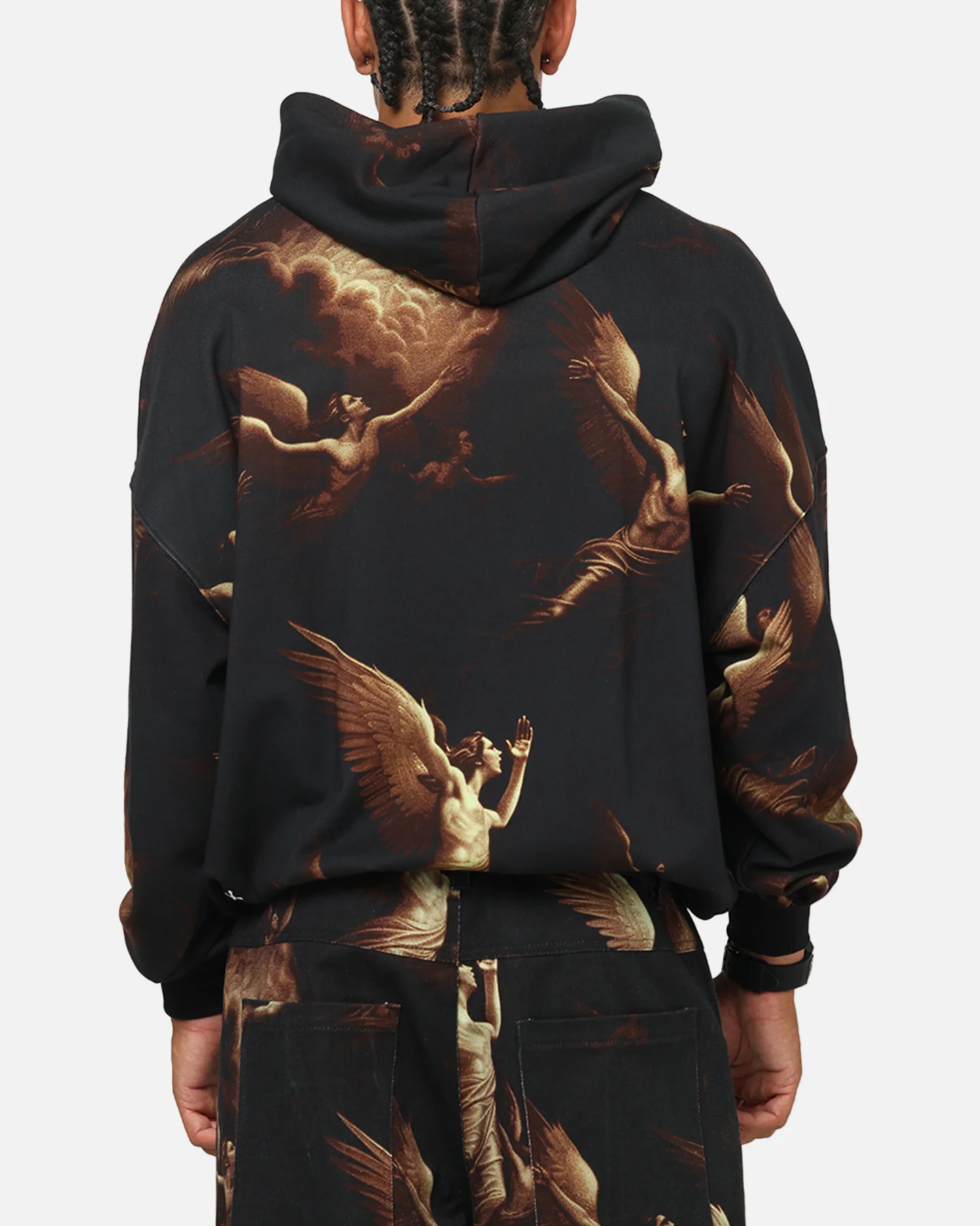Saint Morta Ritual Rapture Hoodie Black/Orange - Image 3