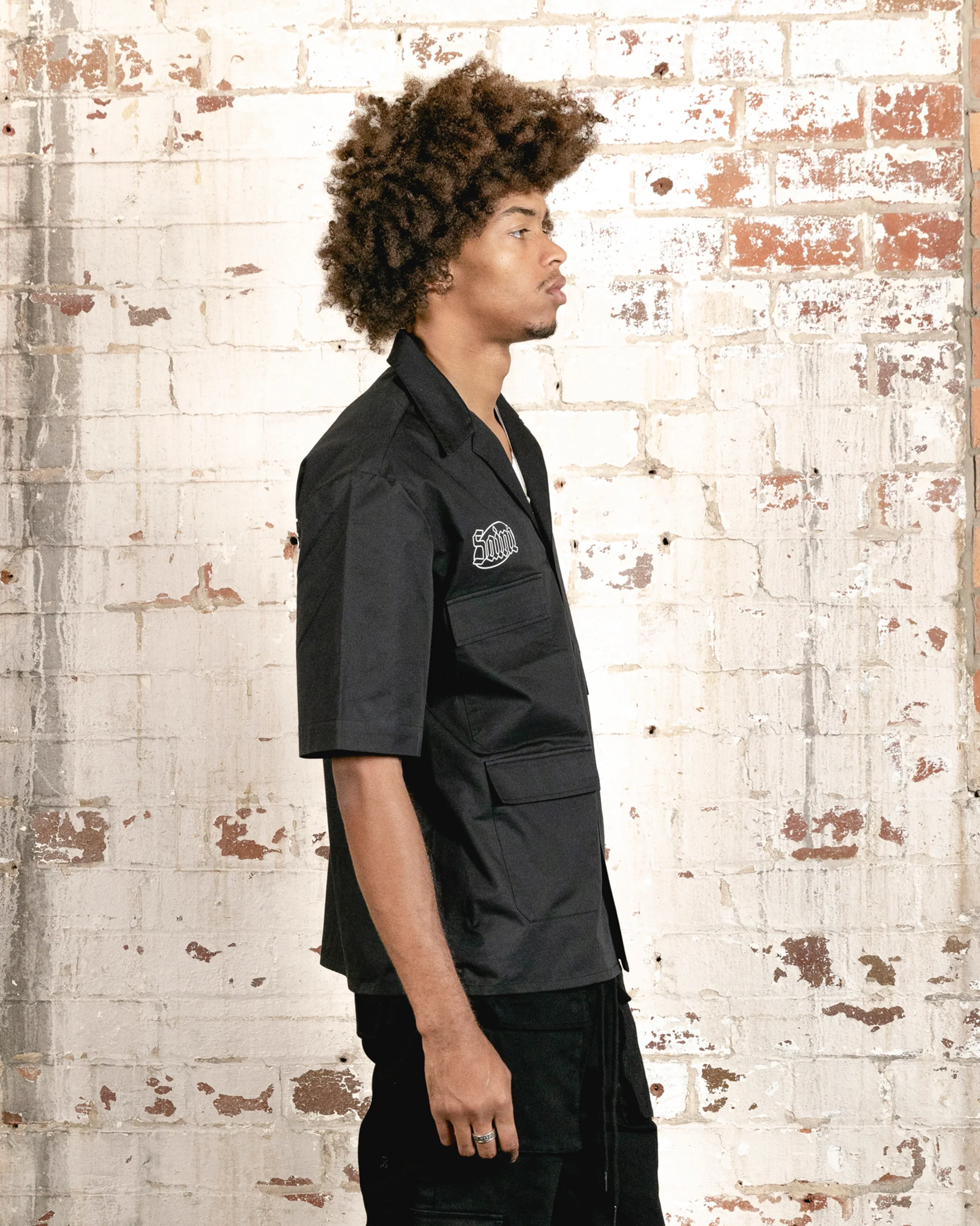 Saint Morta Roadhouse Short Sleeve Shirt Black - Image 22