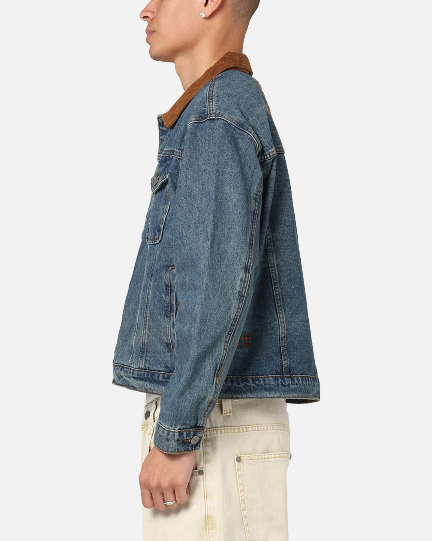 Saint Morta Rodeo Drive Denim Jacket Dirty Blue - Image 6