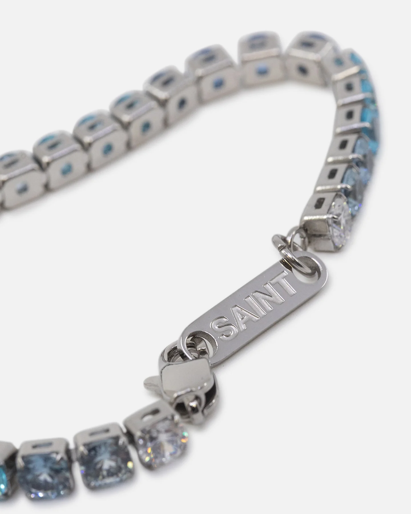 Saint Morta Round Cut Tennis Bracelet Iced White Gold - Image 3