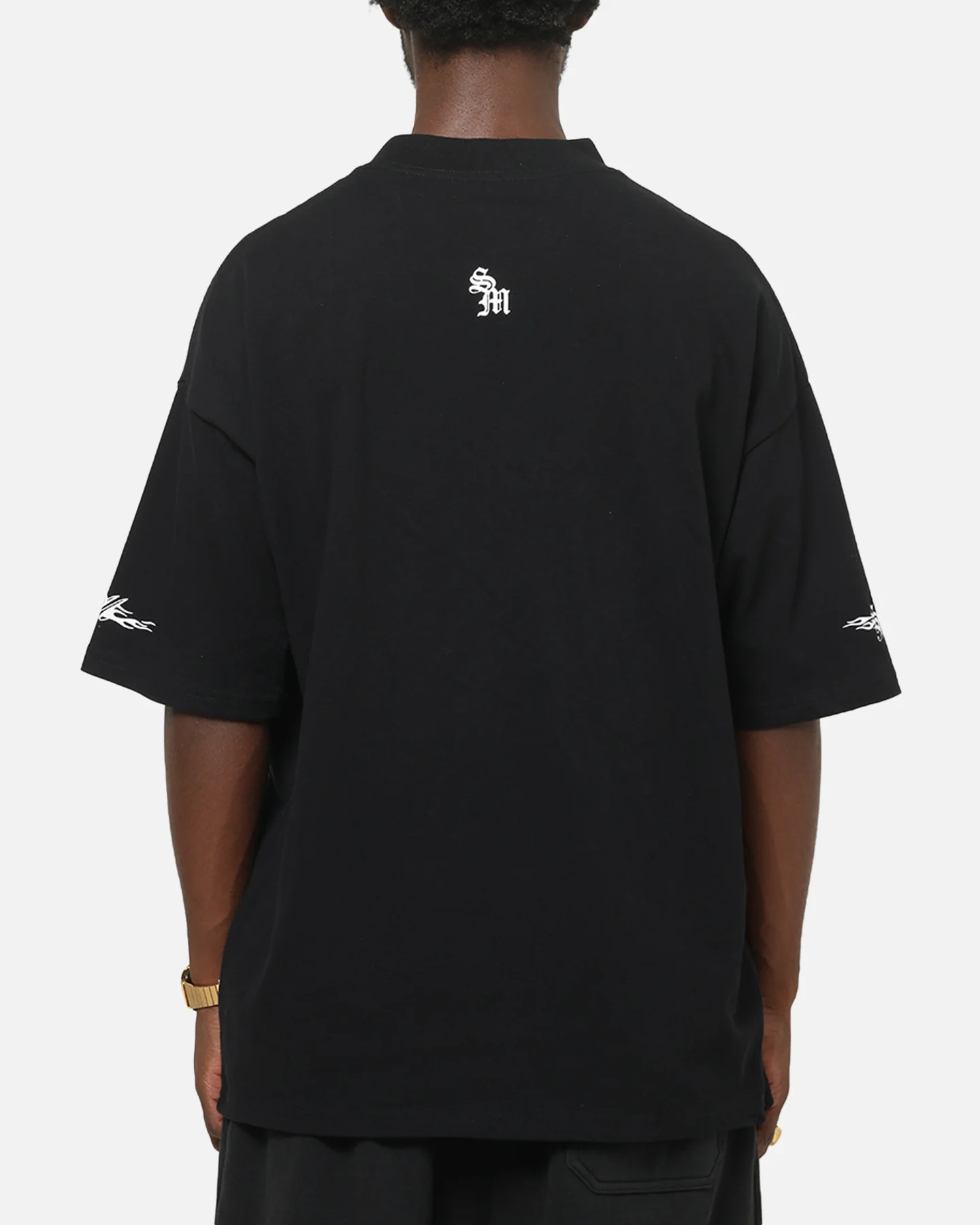 Saint Morta Speed Racing Boxy T-Shirt Black - Image 3