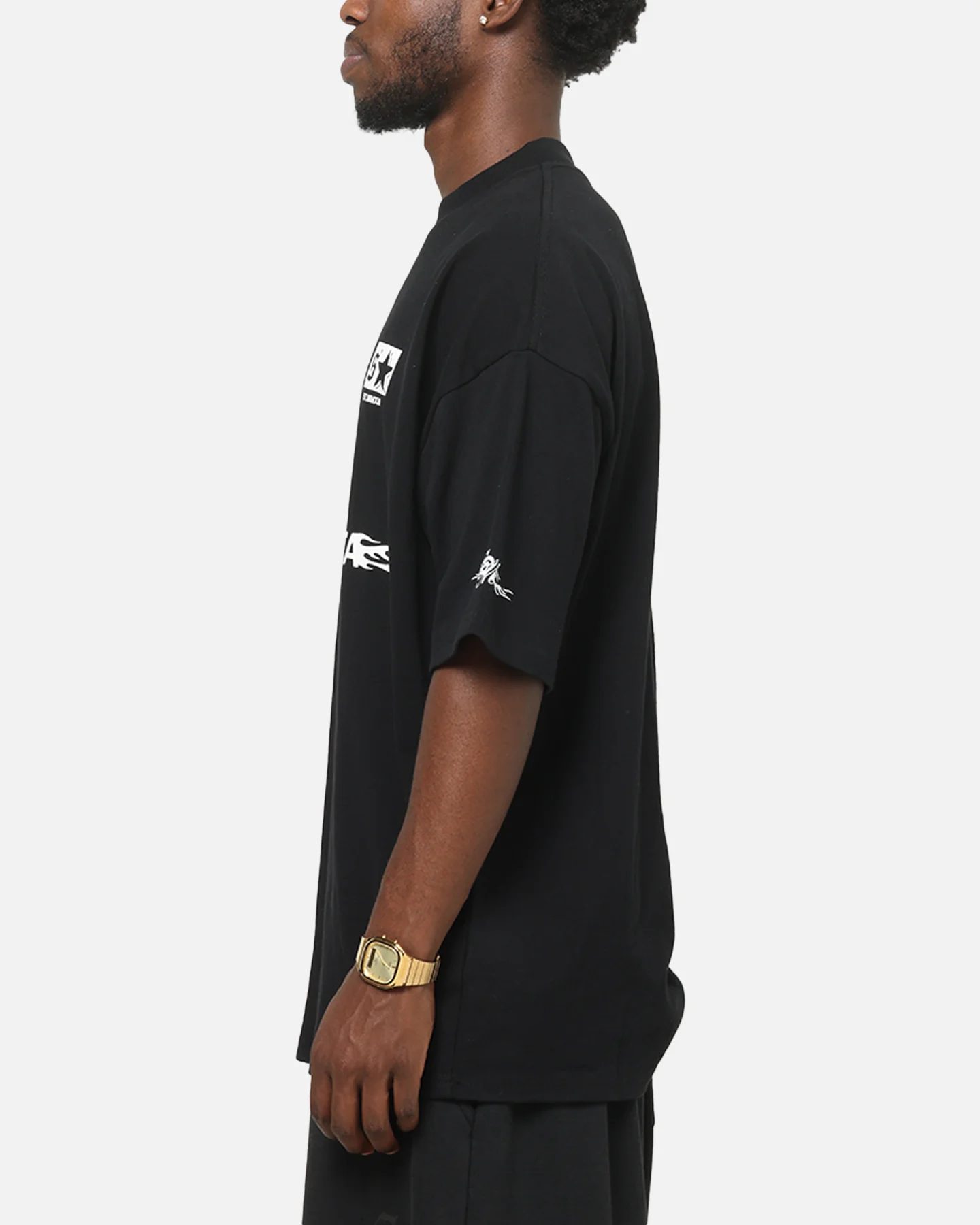 Saint Morta Speed Racing Boxy T-Shirt Black - Image 5