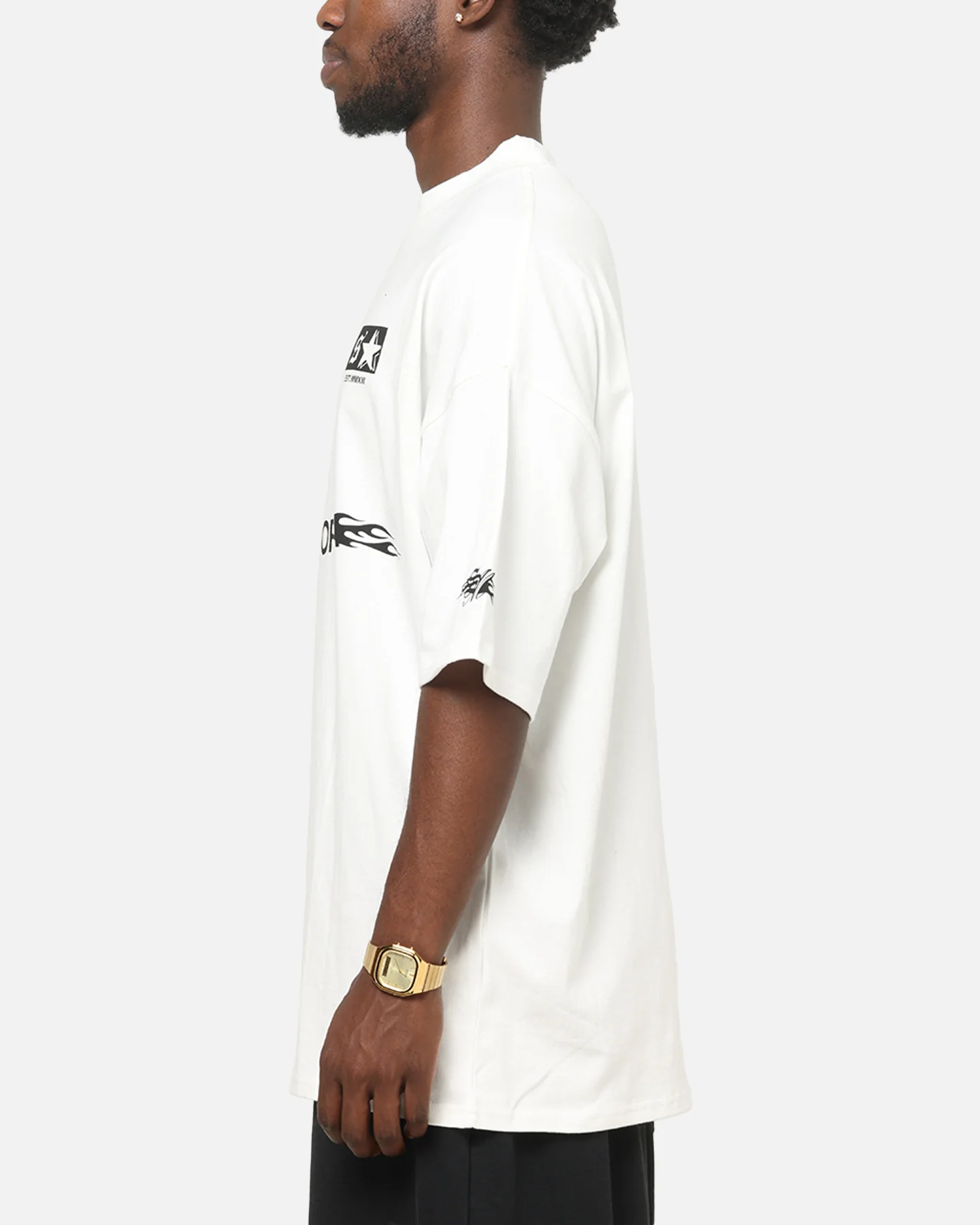 Saint Morta Speed Racing Boxy T-Shirt Off White - Image 5