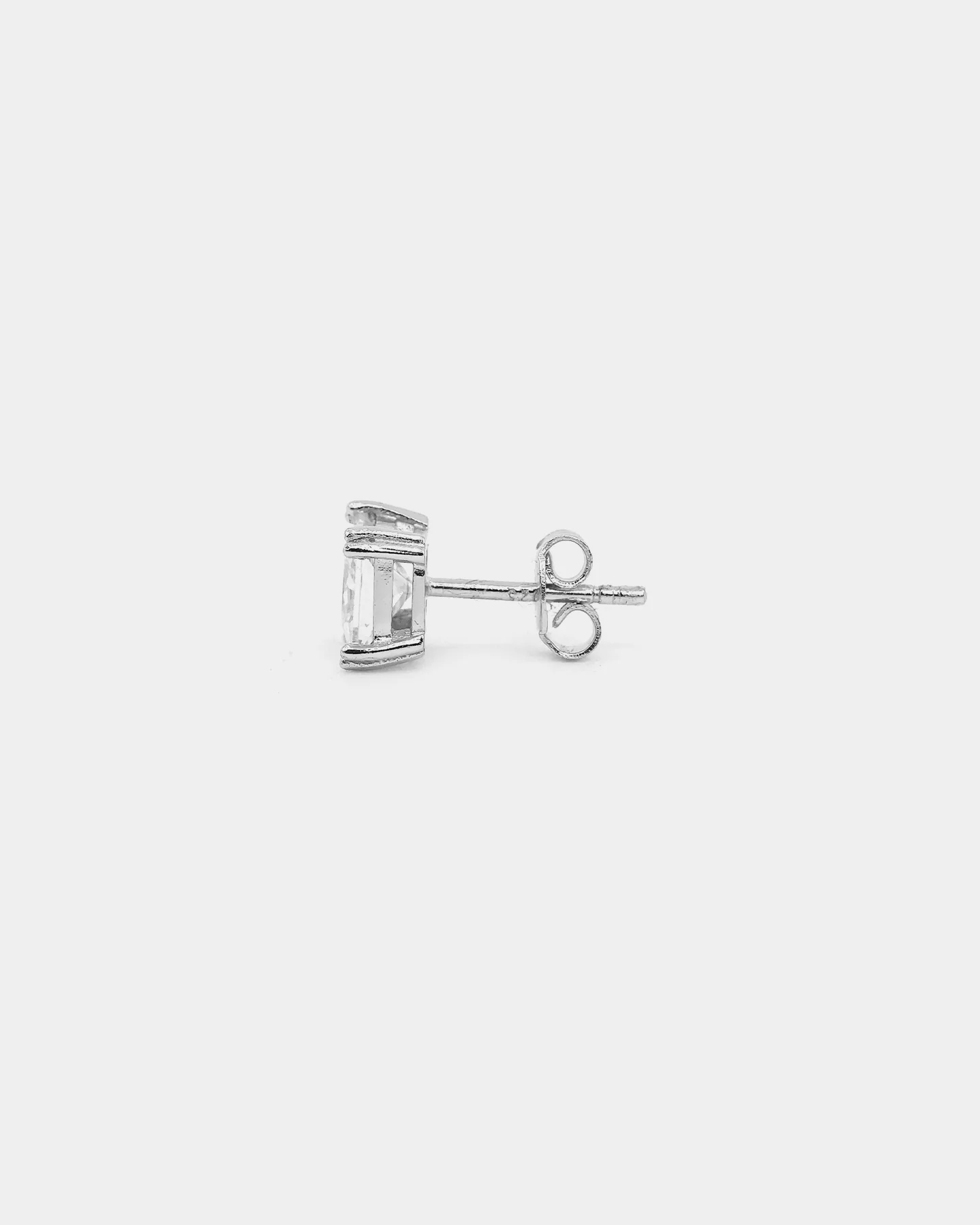 Saint Morta Square Cut Earrings White Gold - Image 5