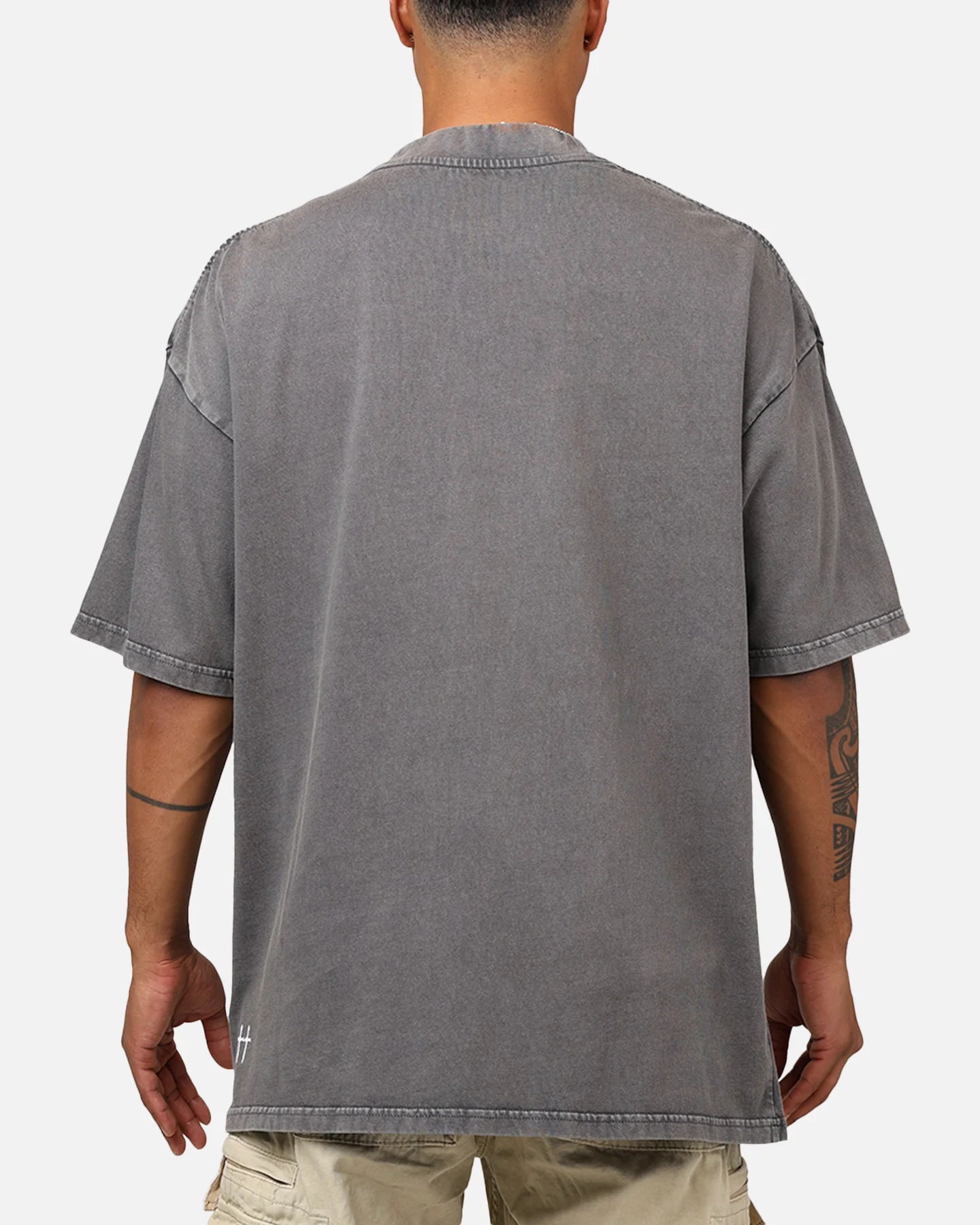 Saint Morta System Overload T-Shirt Washed Charcoal - Image 2