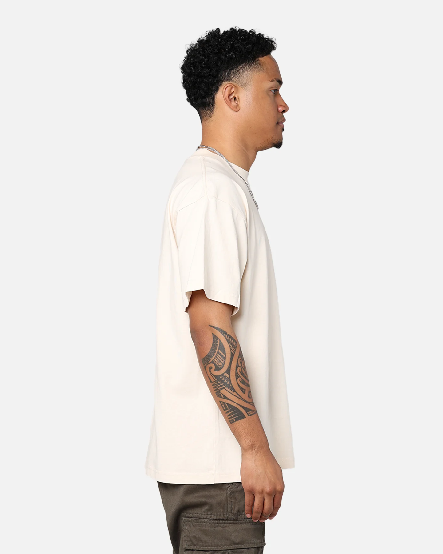 Saint Morta Tribe Premium T-Shirt Off White - Image 4