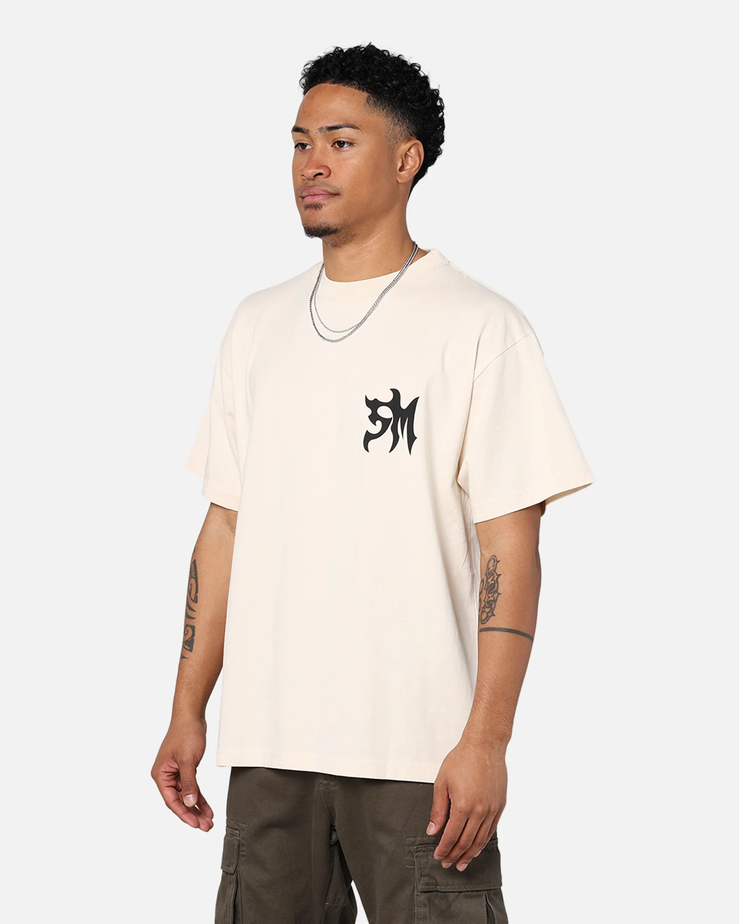 Saint Morta Tribe Premium T-Shirt Off White - Image 7