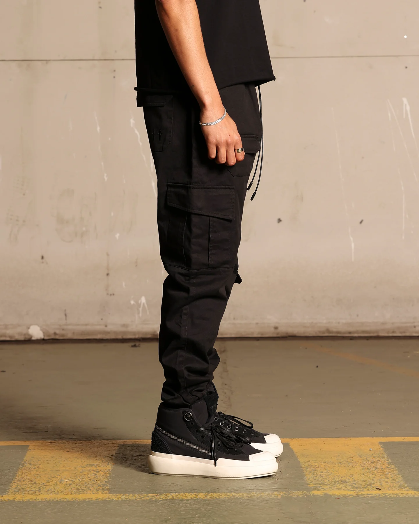 Saint Morta Utility Joggers Black - Image 6