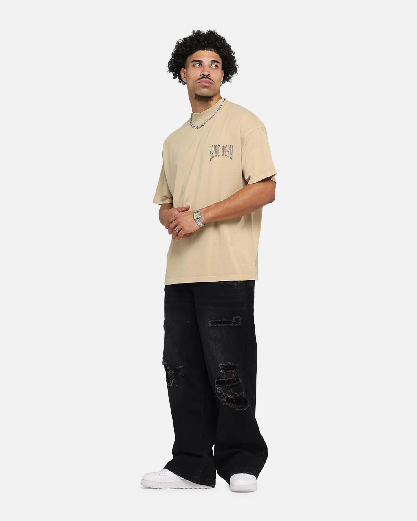 Saint Morta Vill Park Boxy T-Shirt Pigment Stone - Image 4