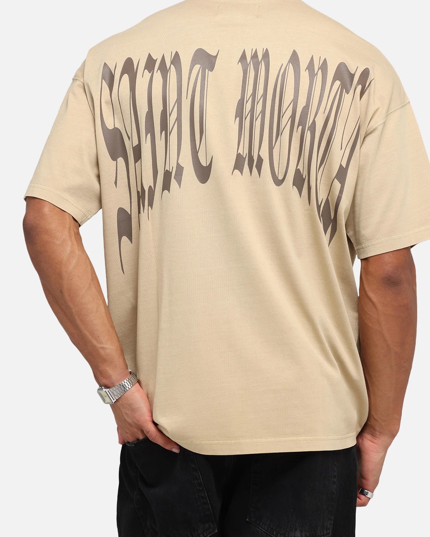 Saint Morta Vill Park Boxy T-Shirt Pigment Stone - Image 7