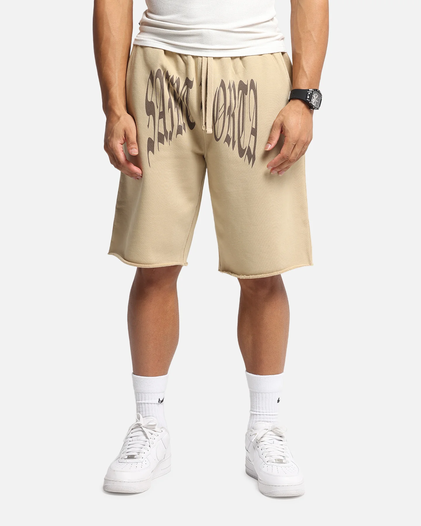 Saint Morta Vill Park Sweat Shorts Pigment Stone - Image 5