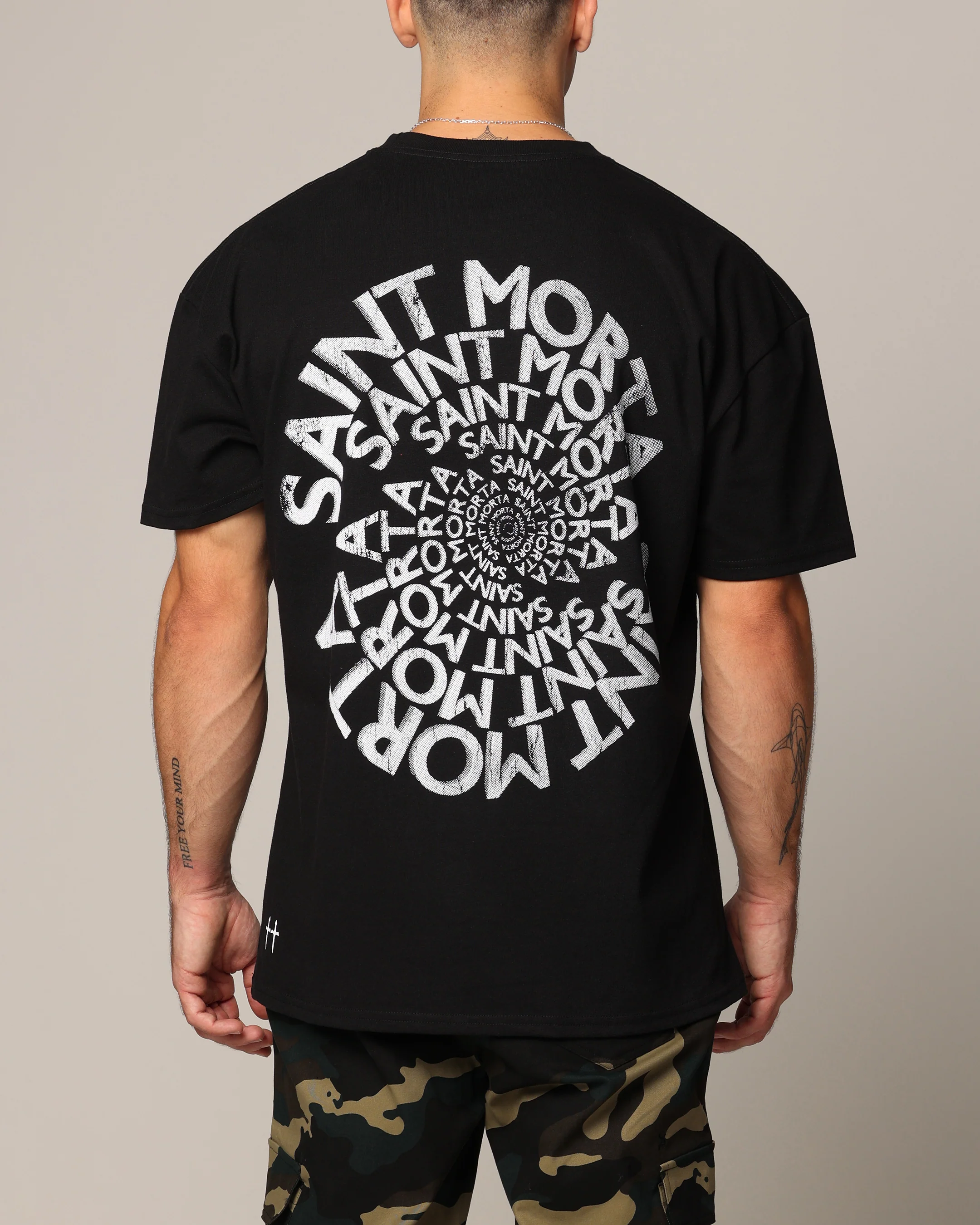 Saint Morta Vortex T-Shirt Black - Image 3