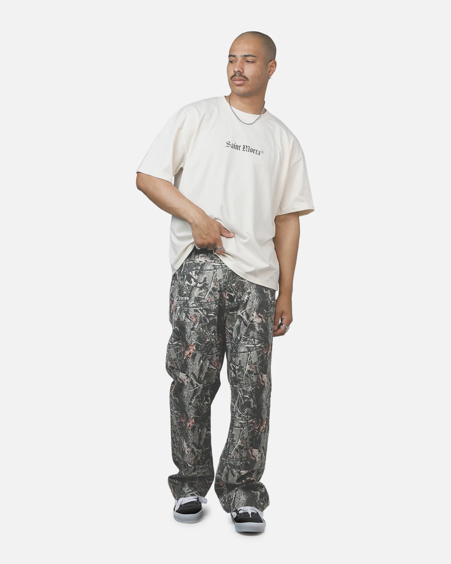 Saint Morta Weary Hearts Heavyweight T-Shirt Off White - Image 3