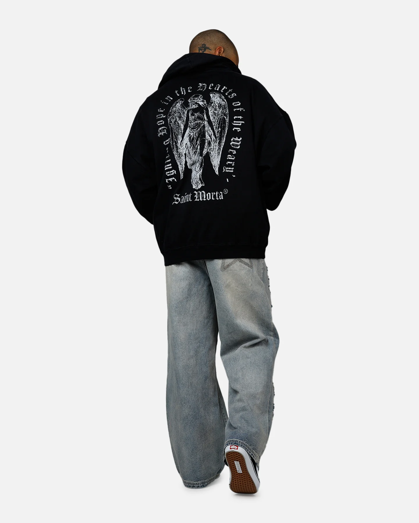 Saint Morta Weary Hearts Premium Hoodie Black - Image 6
