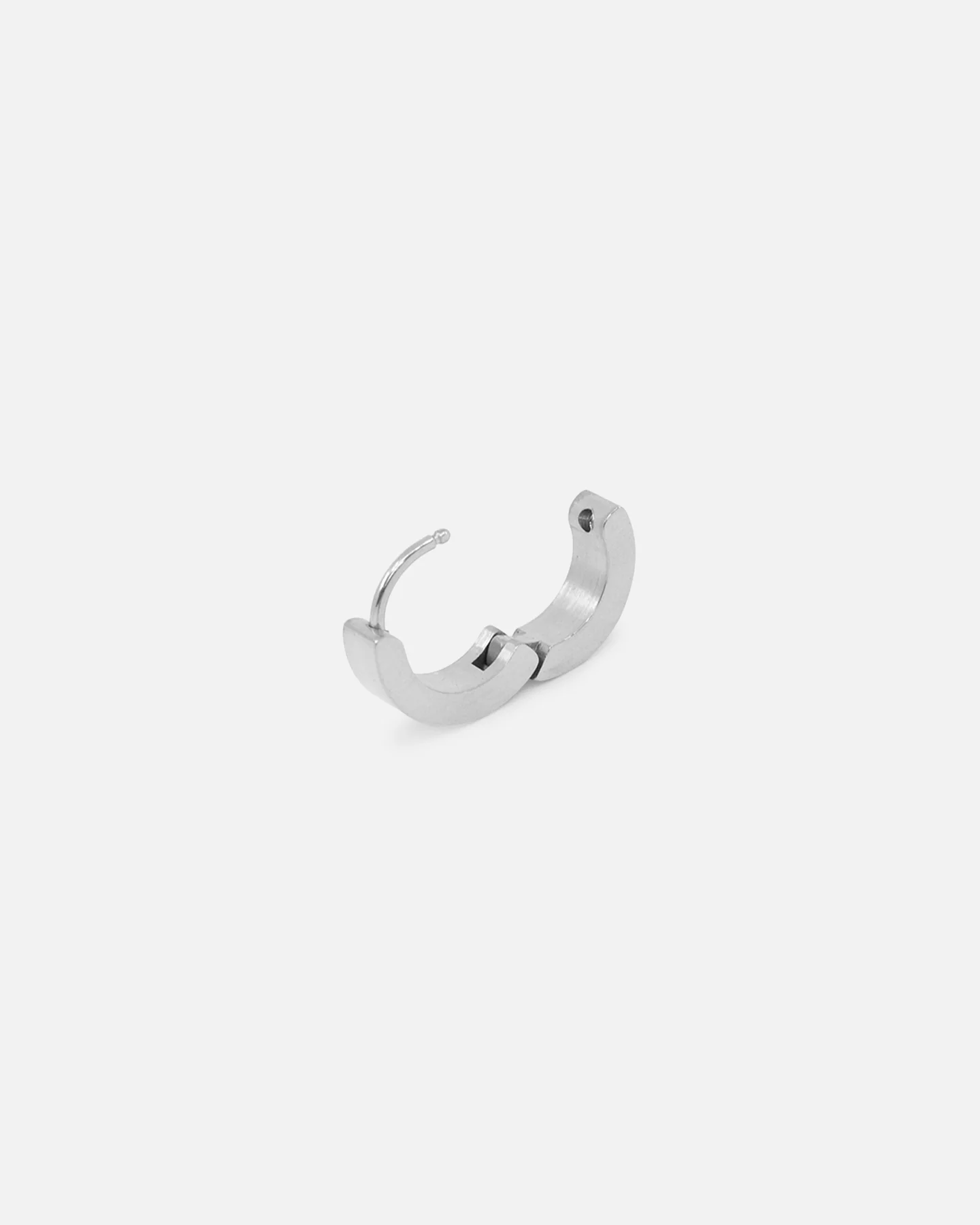 Saint Morta Wide Hoop Earring Stainless Steel - Image 2