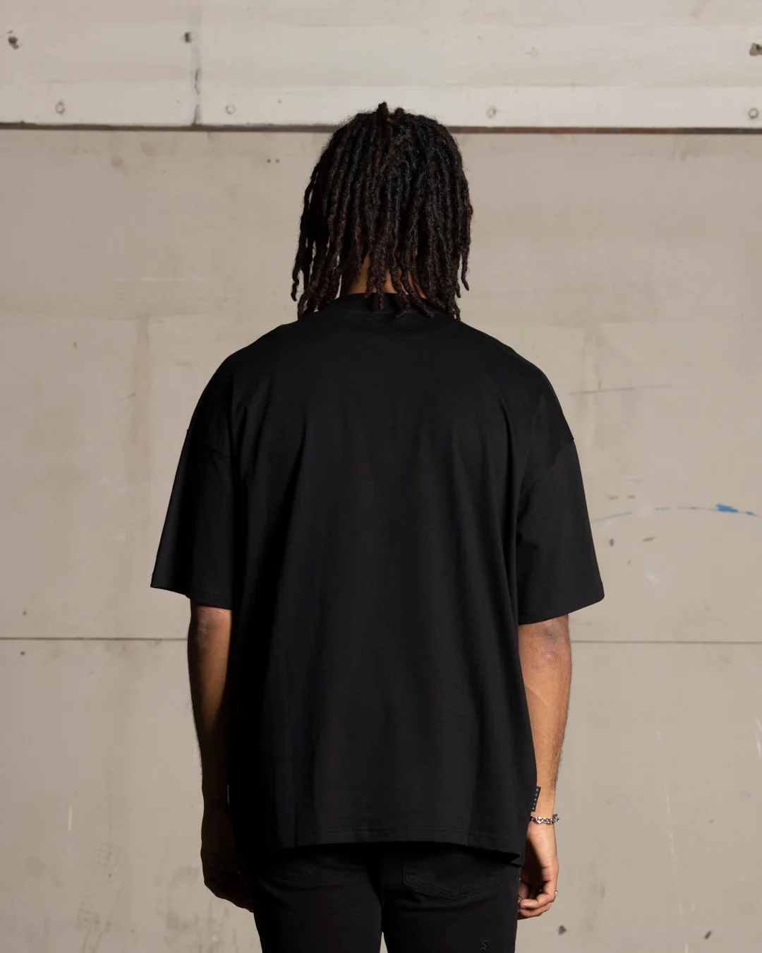 Saint Morta Zeus Boxy T-Shirt Black - Image 5