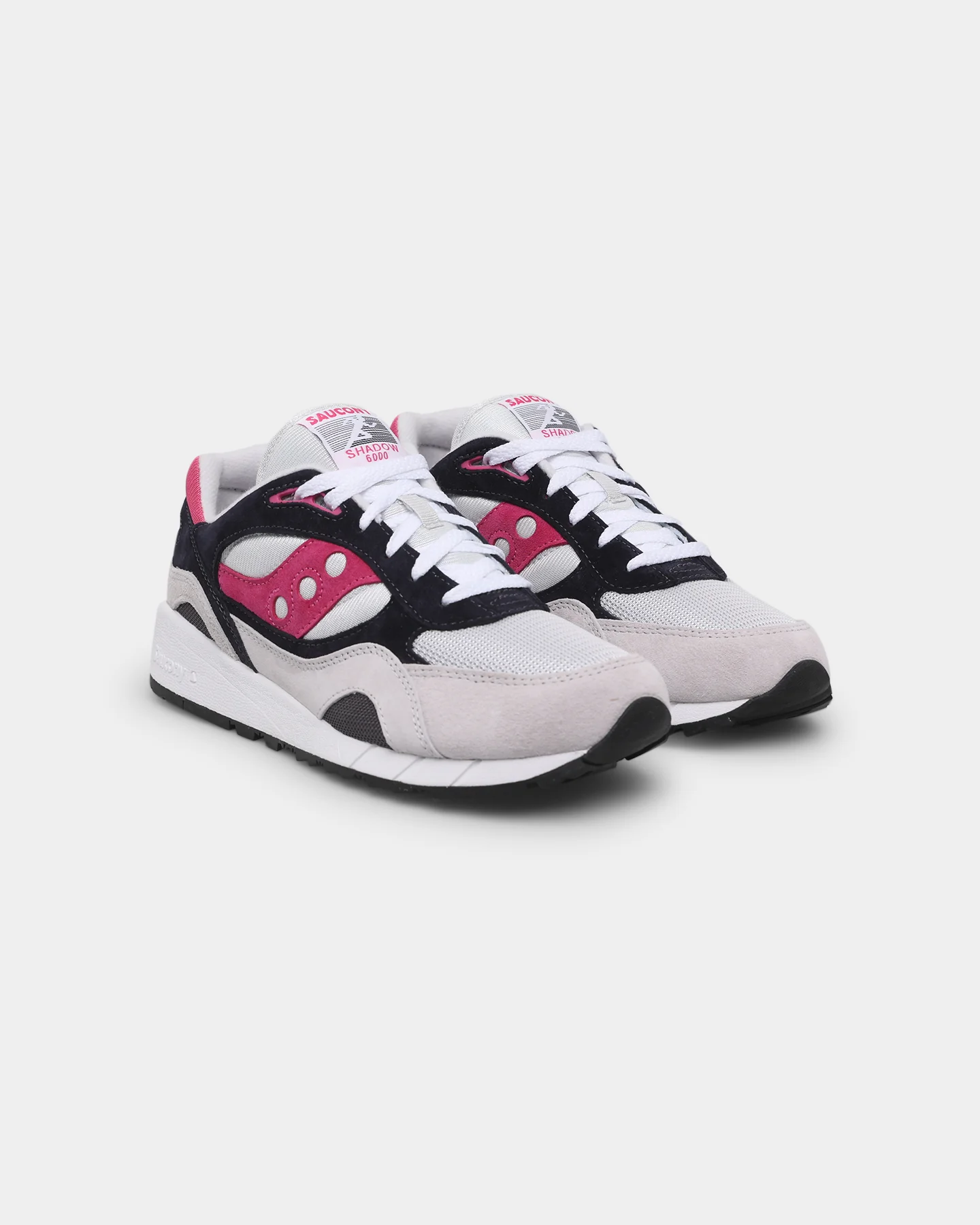 Saucony Shadow 6000 Grey/Pink - Image 2