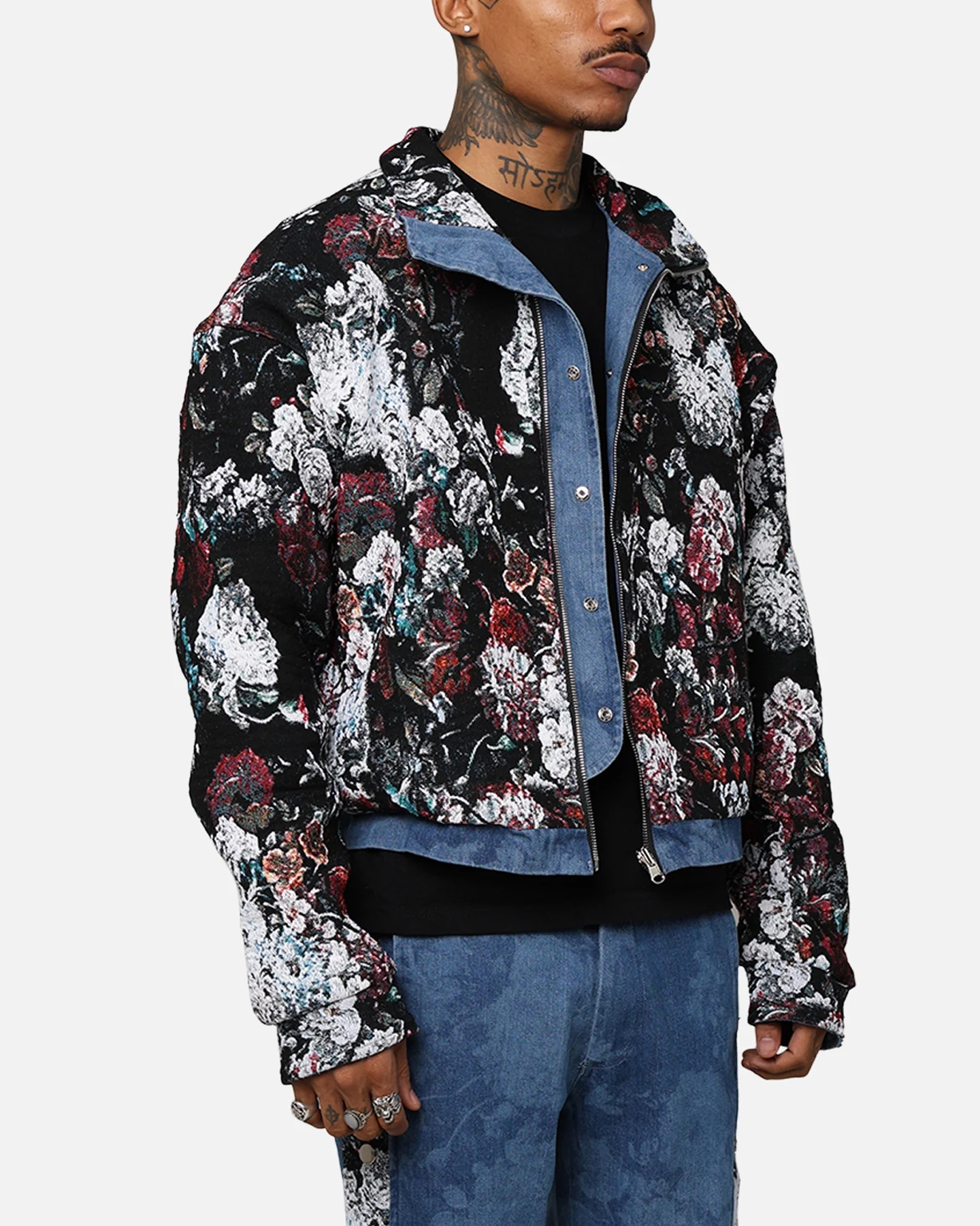 Soul By Amé Gardener Reversible Jacket Denim - Image 16