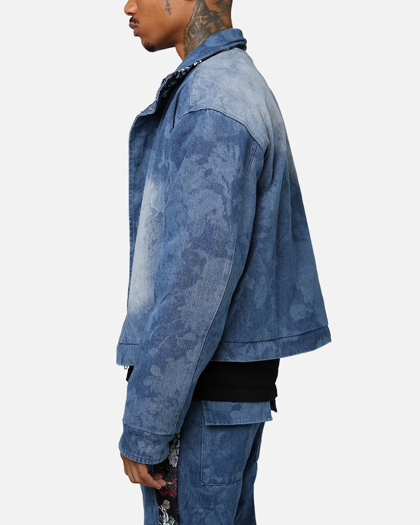 Soul By Amé Gardener Reversible Jacket Denim - Image 5