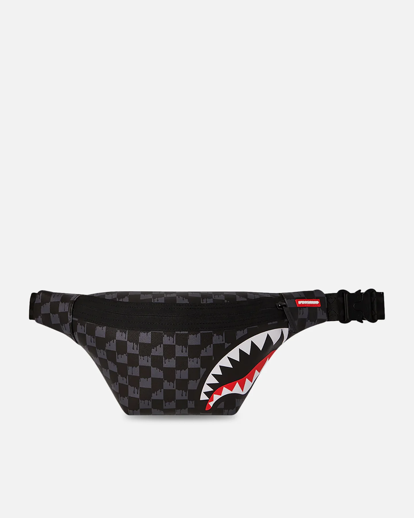 Sprayground Drip Check Shark Savvy Crossbody Bag Multi - Image 2