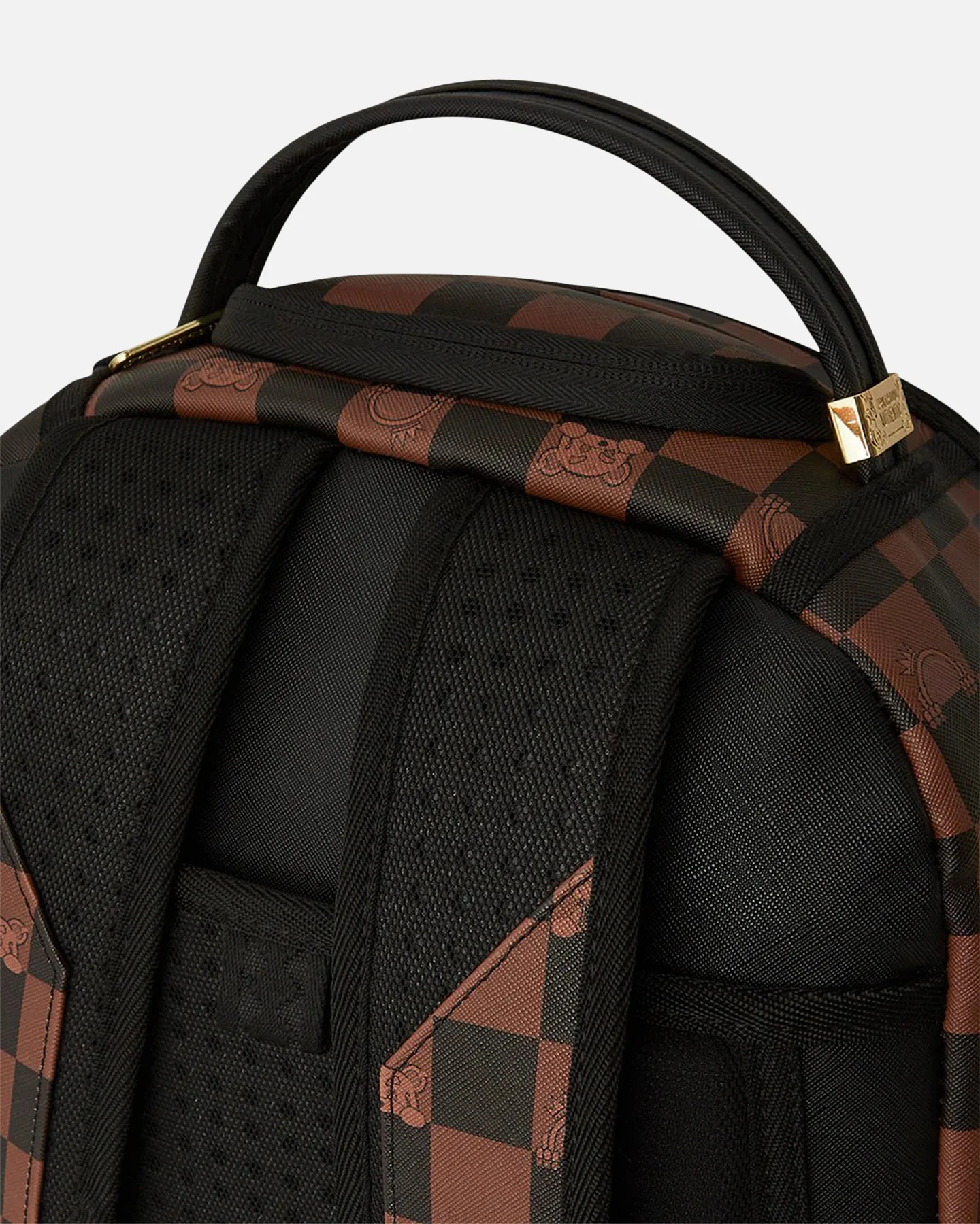 Sprayground Peeking Character Check Backpack Multi - Image 6
