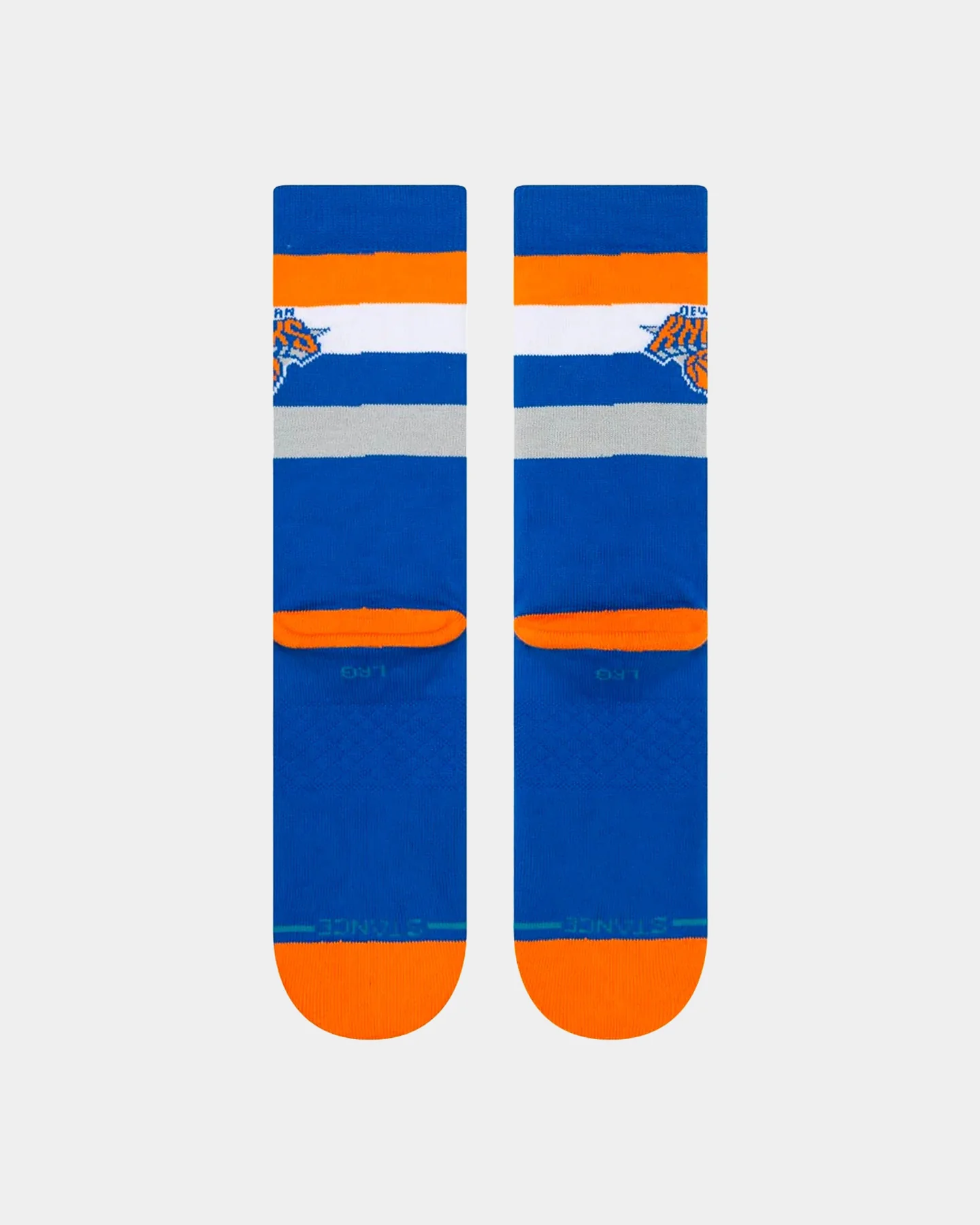 Stance New York Knicks Stripe Crew Socks Navy - Image 4