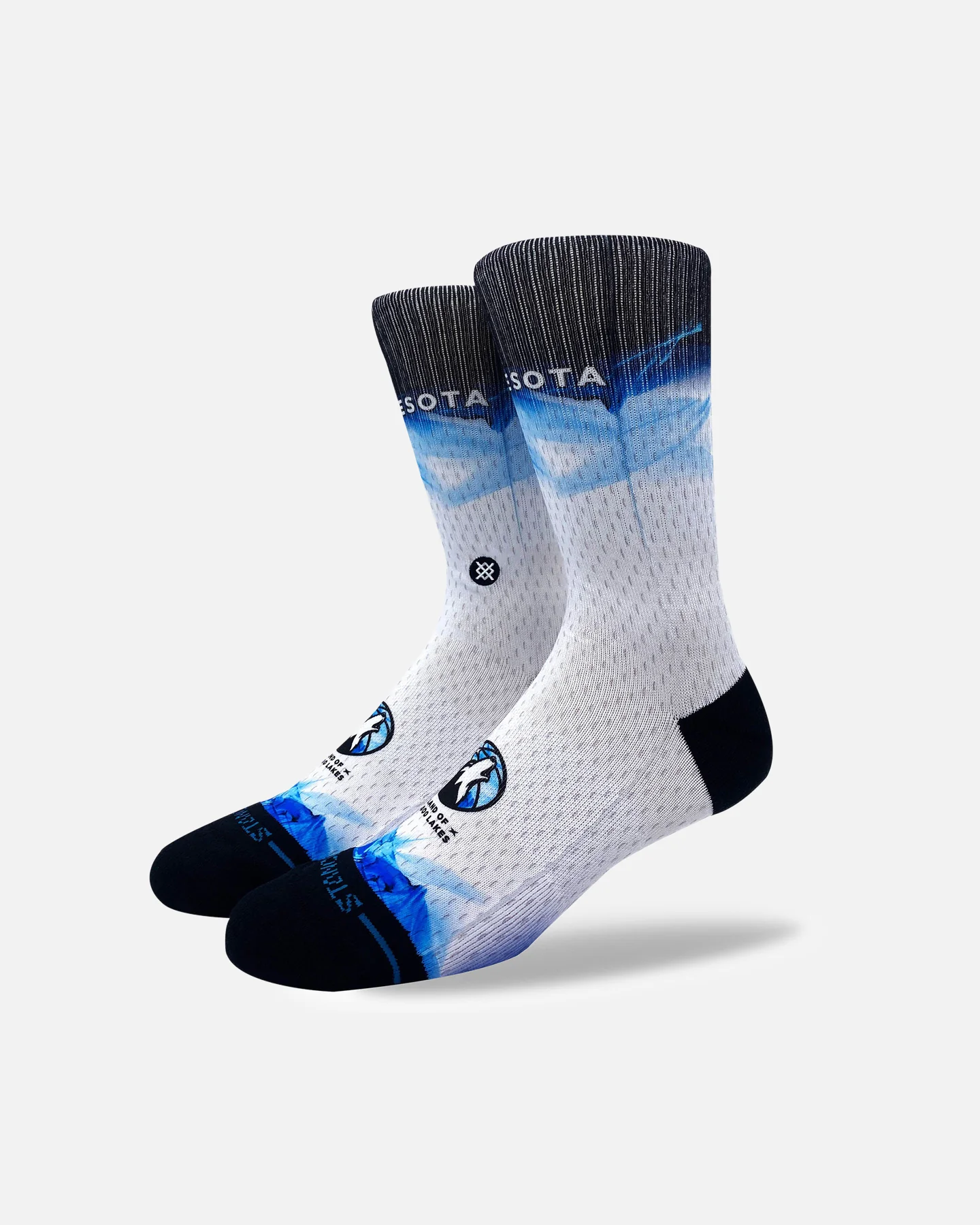 Stance X NBA Minnesota Timberwolves 2025 City Edition Crew Socks Official Team Colour - Image 2