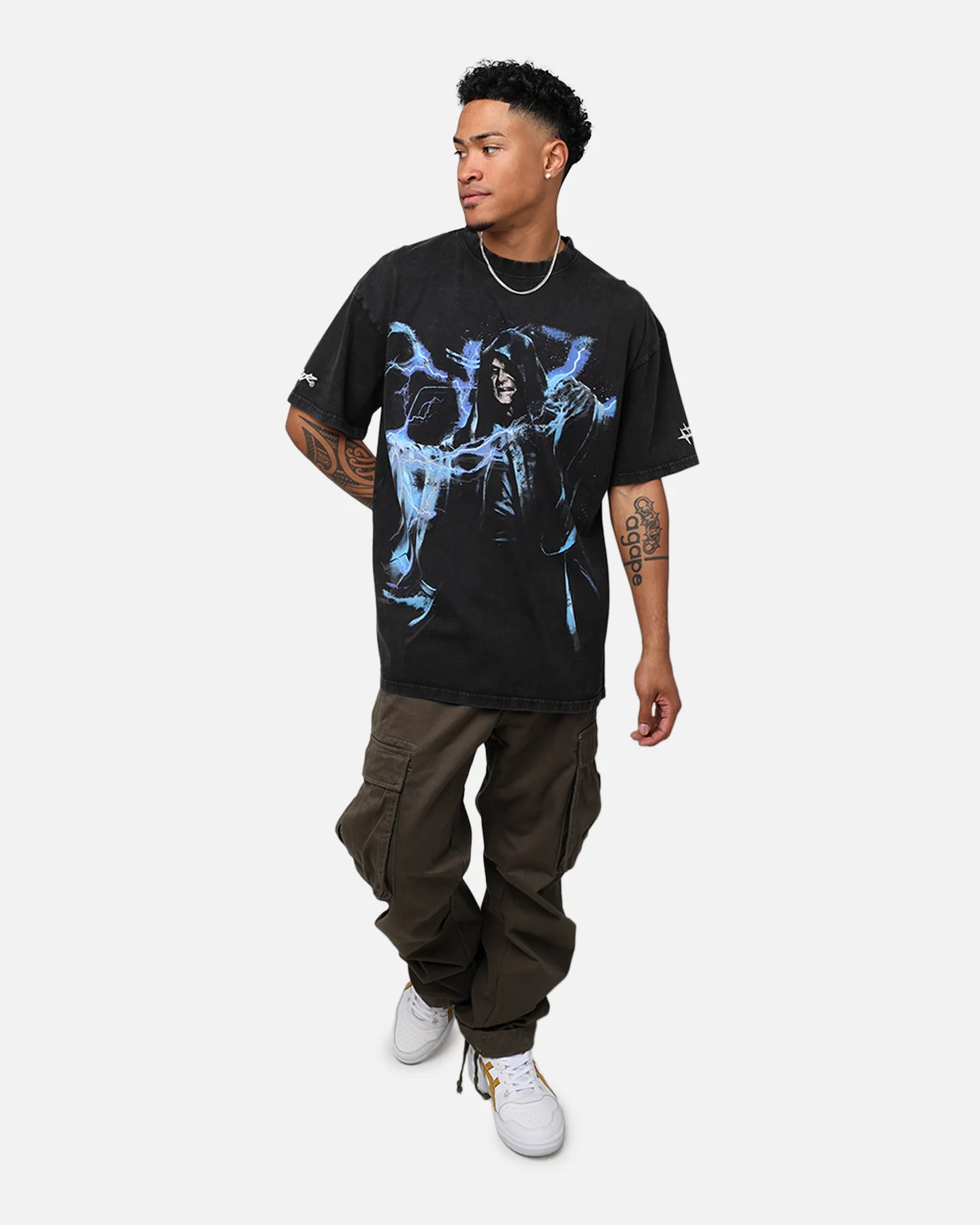 Star Wars Darth Sidious T-Shirt Black Wash - Image 8