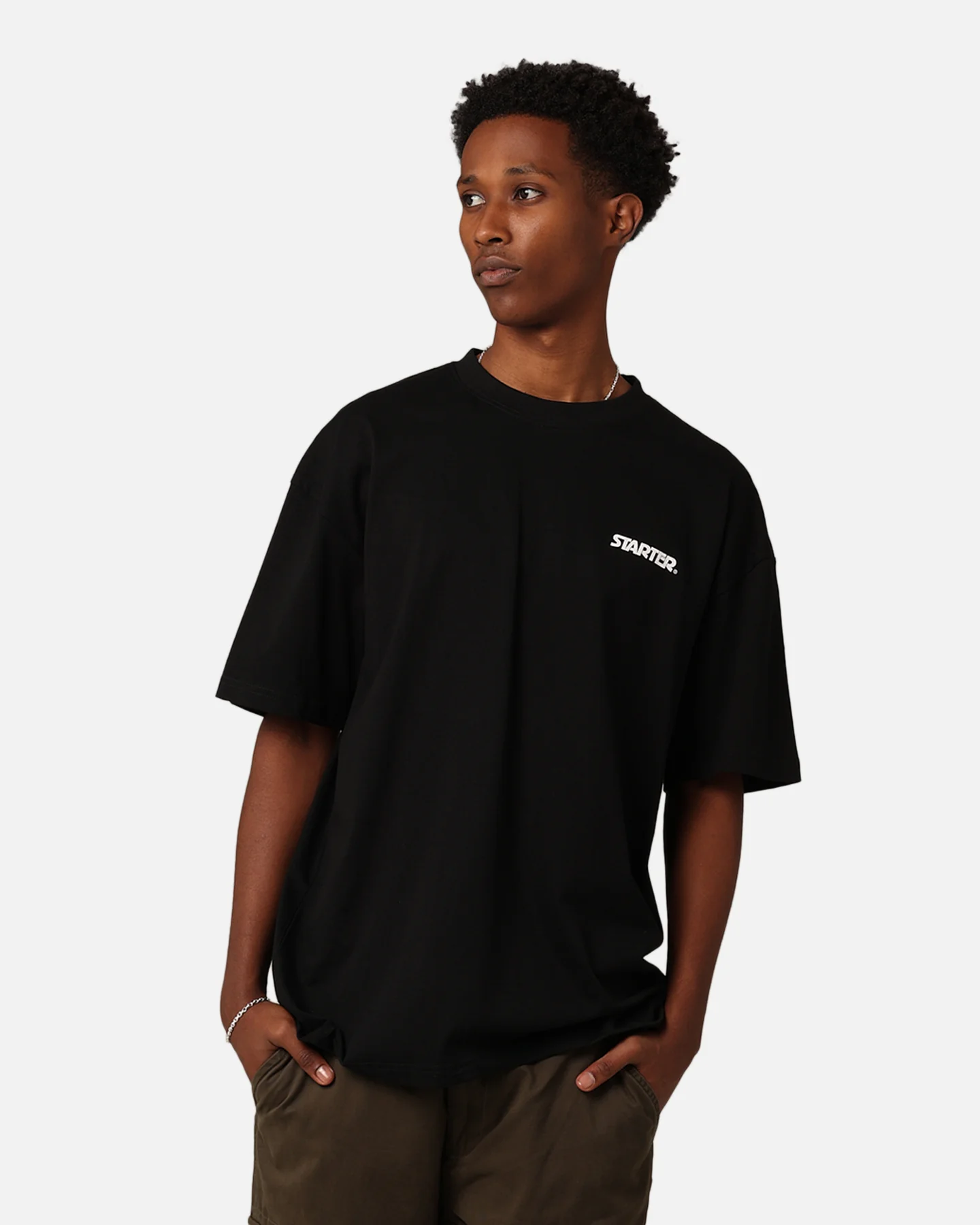 Starter 3 Star T-Shirt Black - Image 2