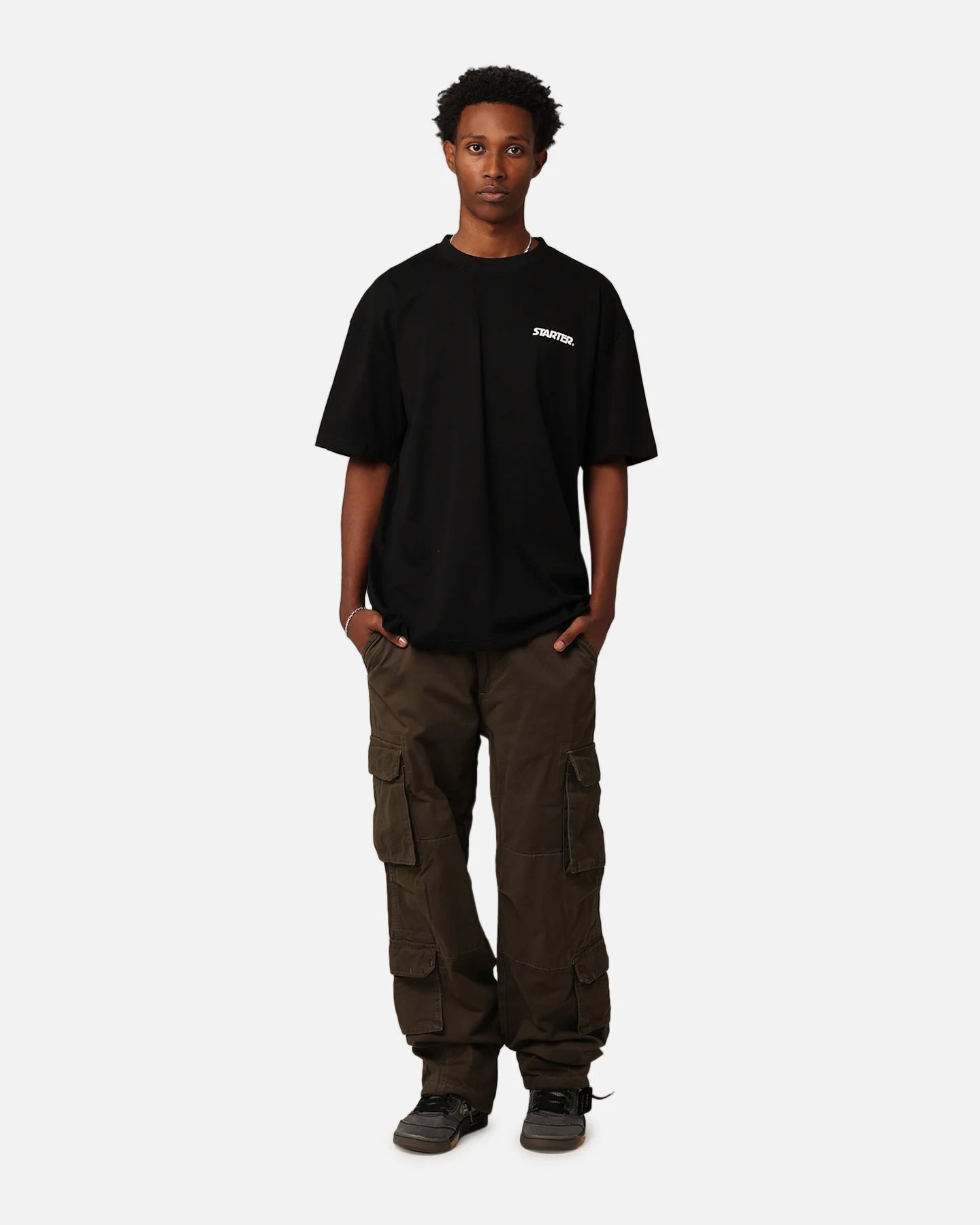 Starter 3 Star T-Shirt Black - Image 3