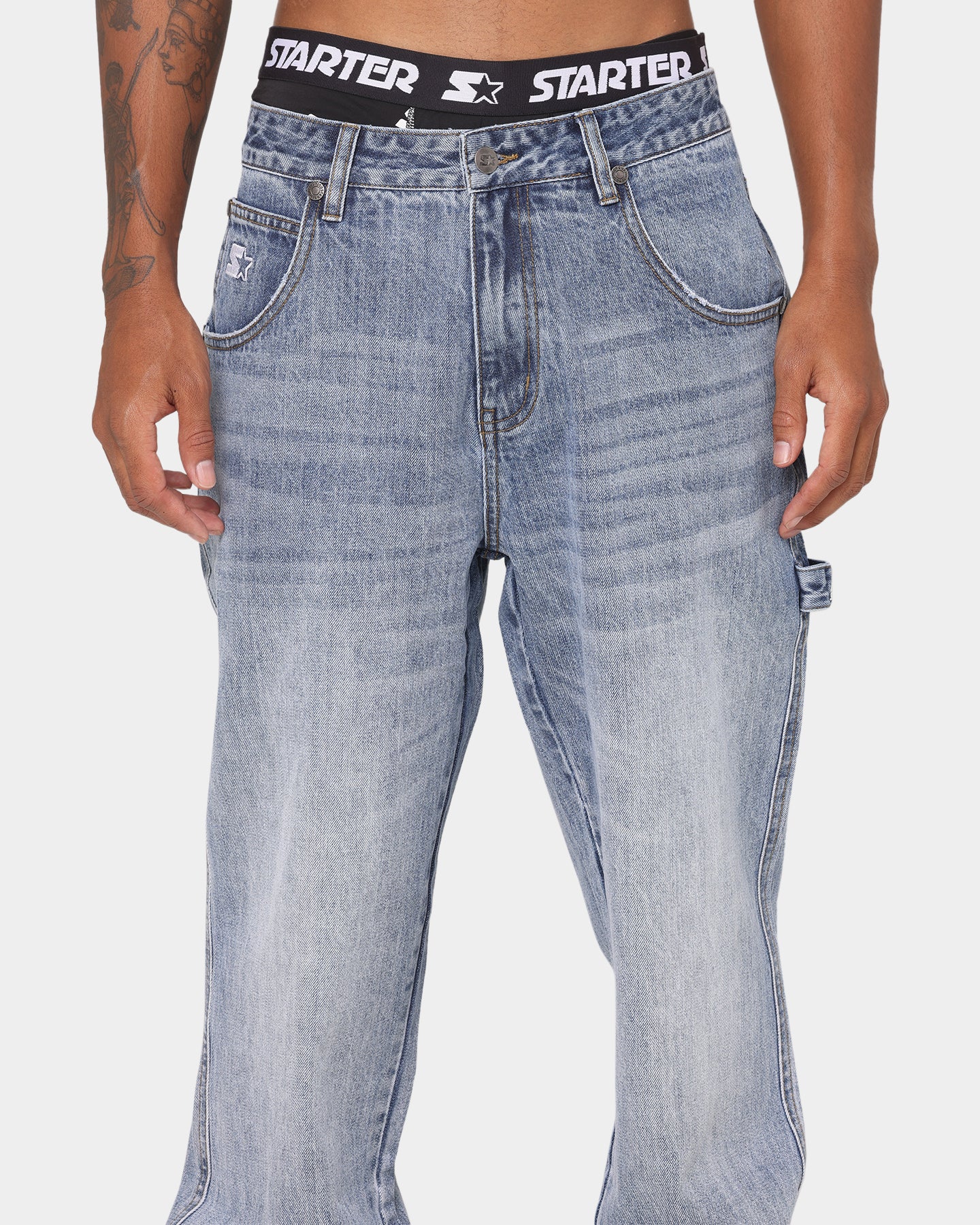 Starter '95 Relaxed Jeans Vintage Blue - Image 3