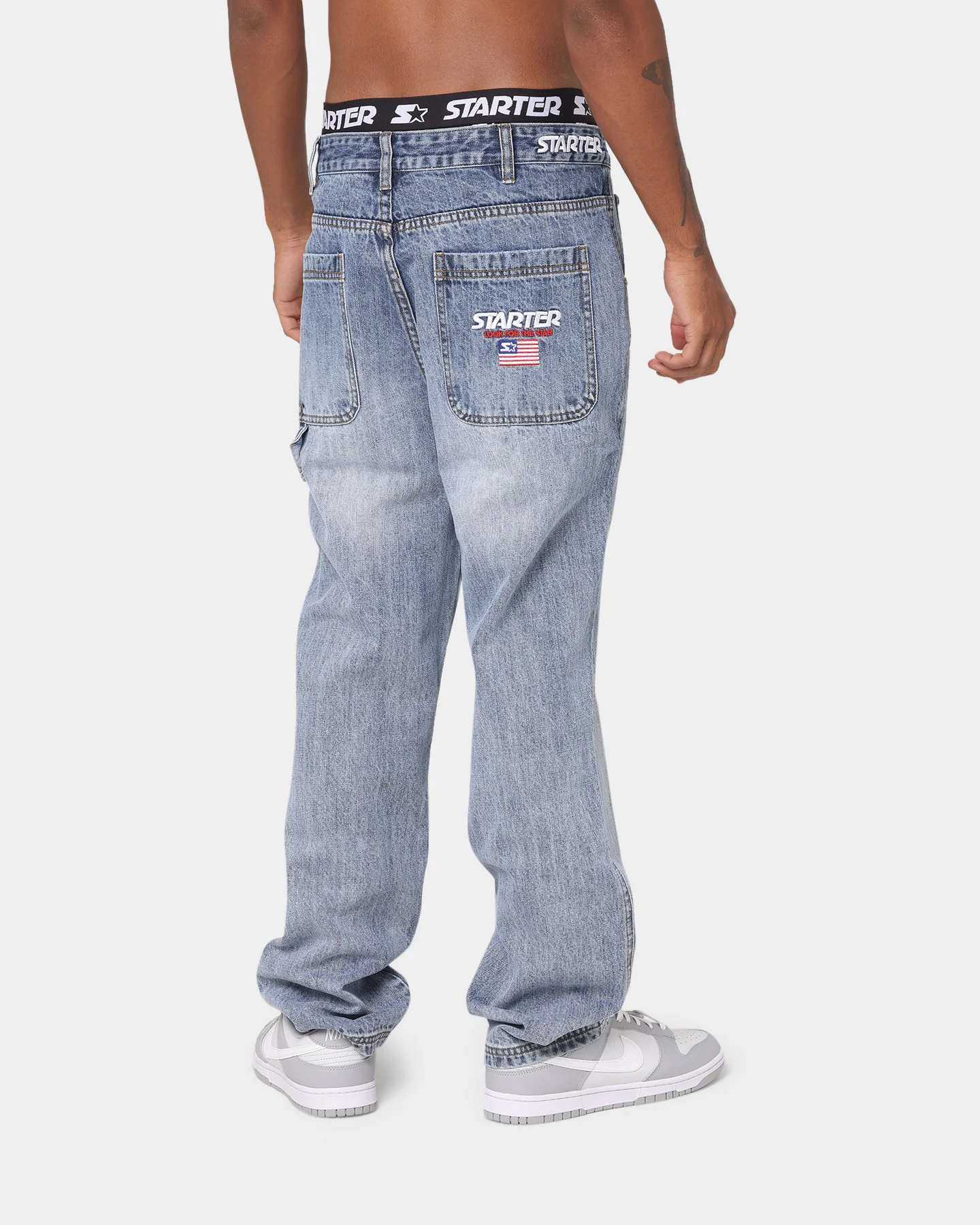 Starter '95 Relaxed Jeans Vintage Blue - Image 4