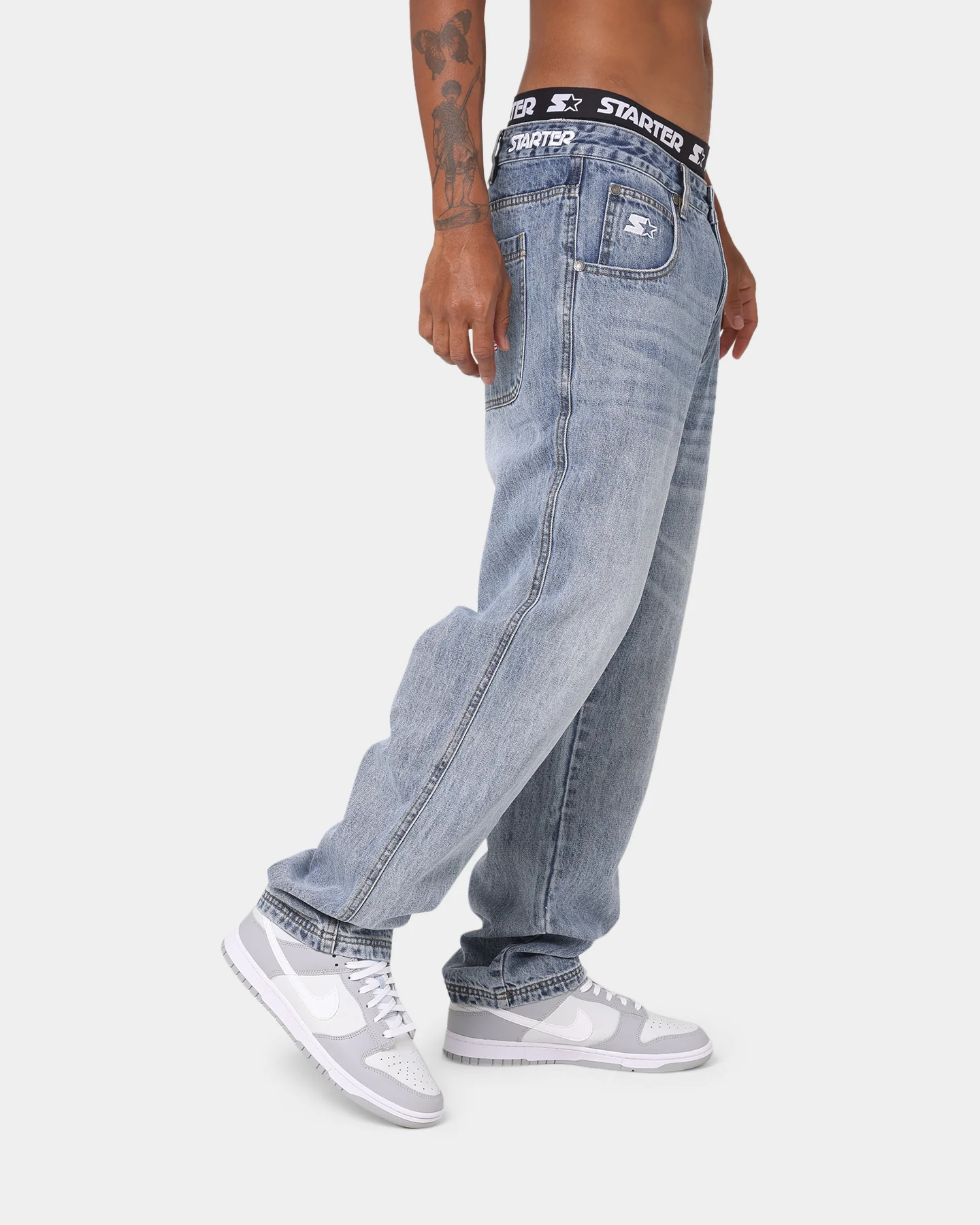Starter '95 Relaxed Jeans Vintage Blue - Image 5