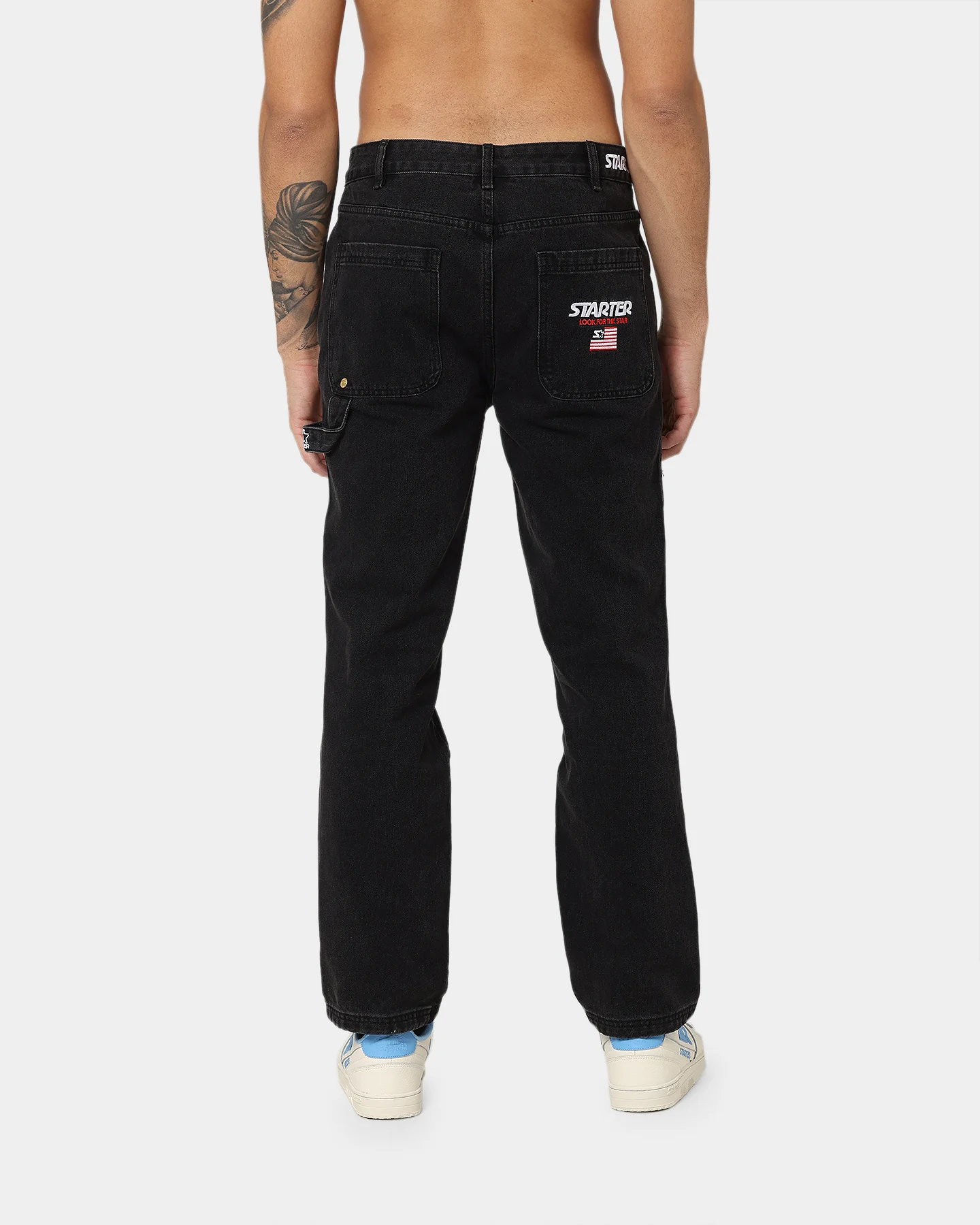 Starter '95 Relaxed Jeans Washed Black - Image 4