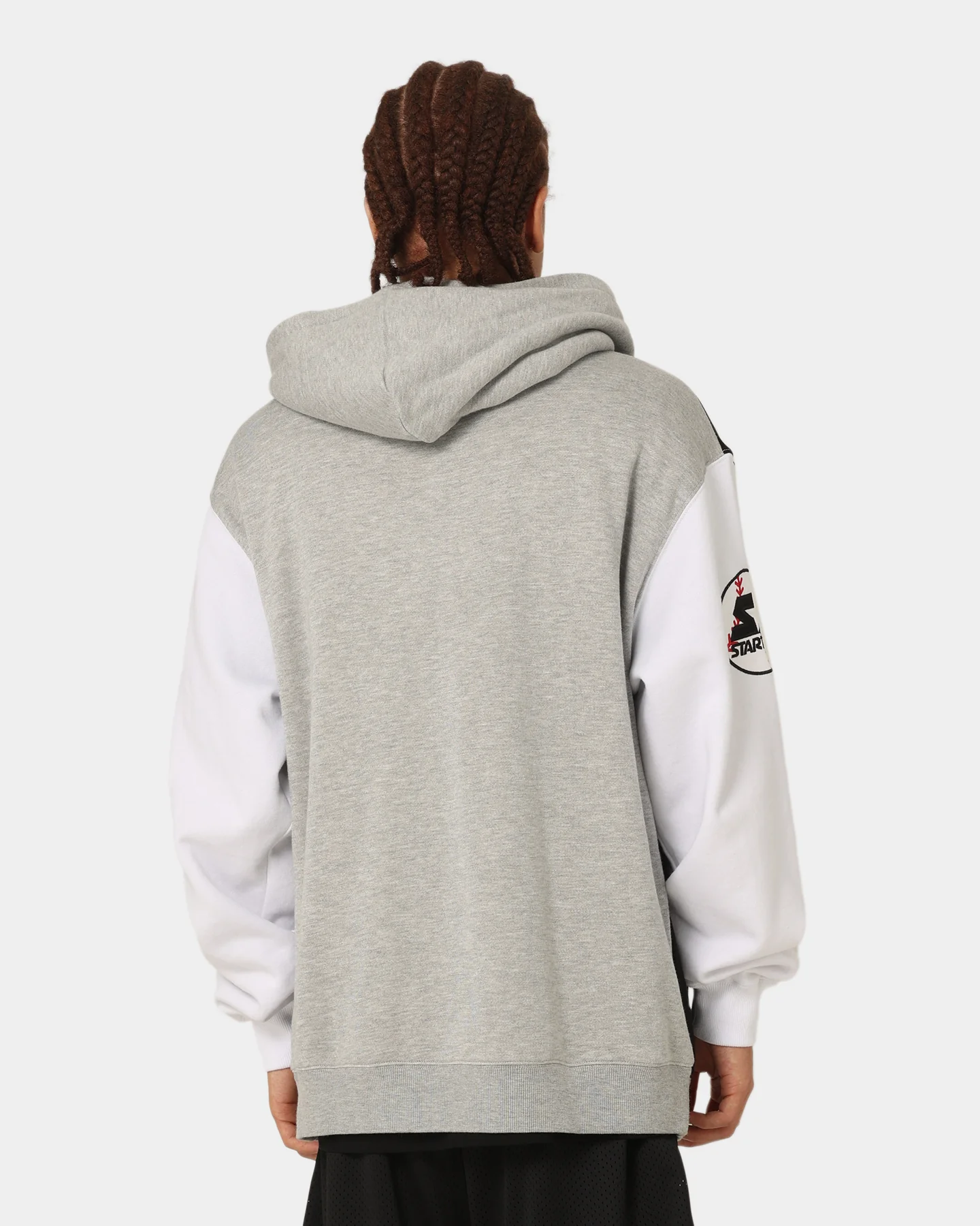 Starter Athletic Panel Hoodie Black/White - Image 4
