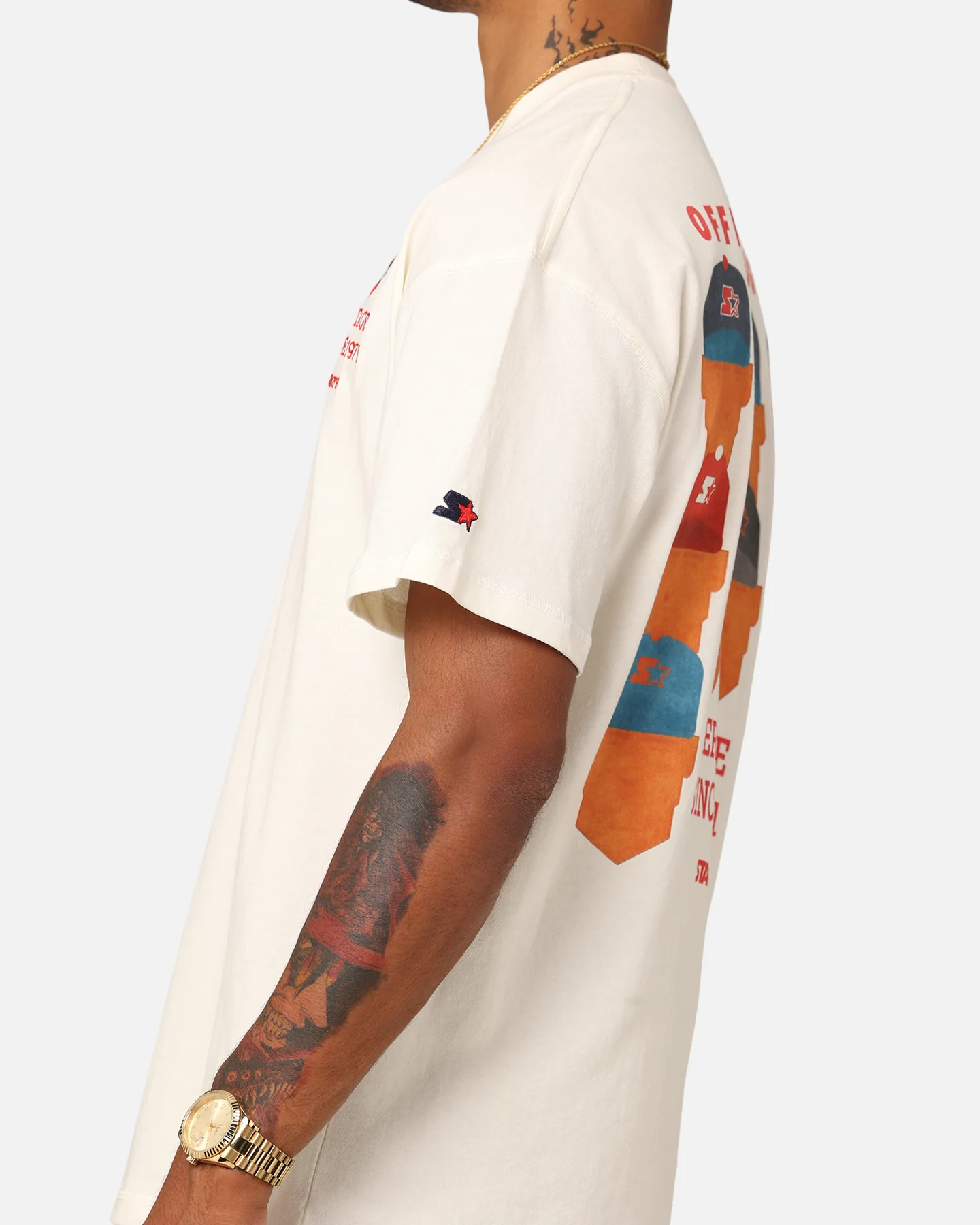 Starter Hat Game T-Shirt Off White - Image 9
