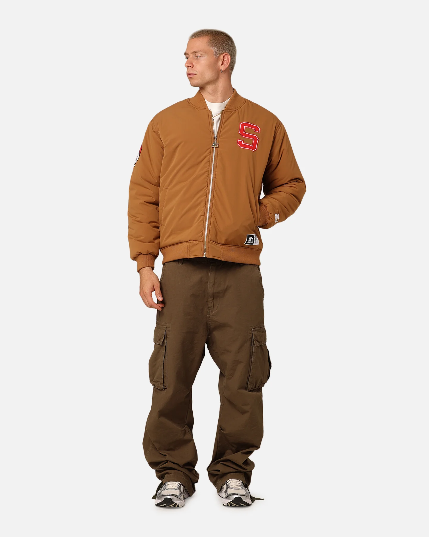 Starter Hot Heads Reversible Jacket Light Brown - Image 8