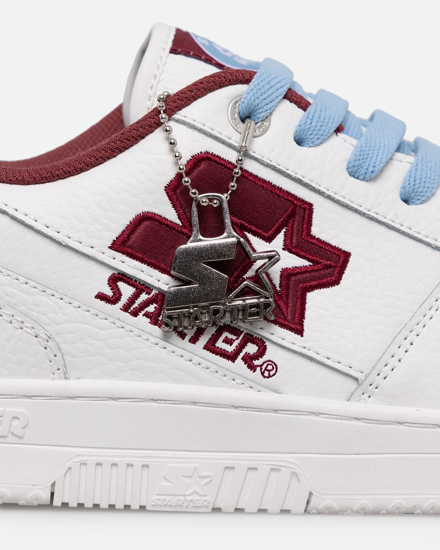 Starter S5 Low White/Maroon - Image 8