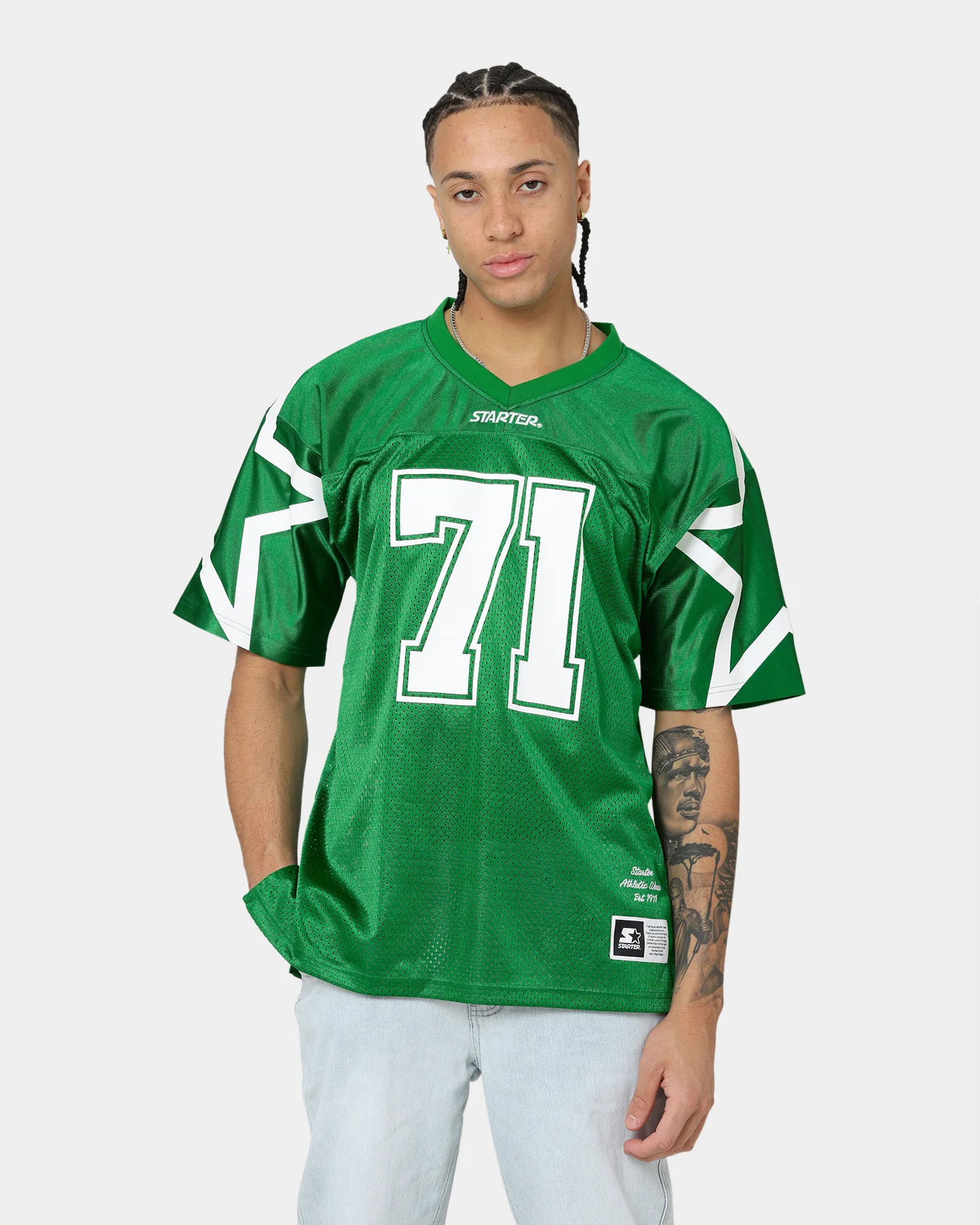 Starter Stars Football Jersey Green - Image 2