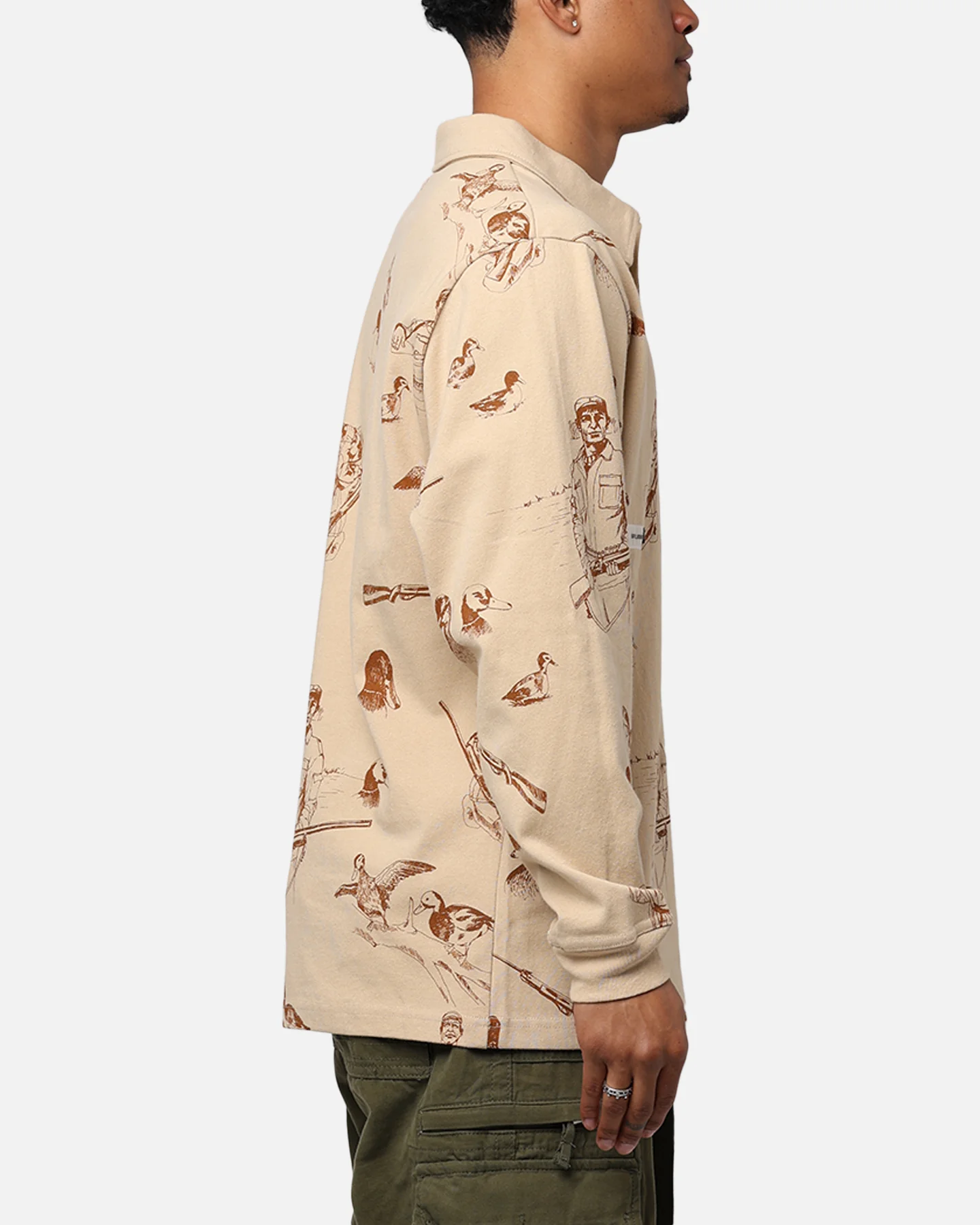 Students Golf Lauderdale Polo Shirt Sand - Image 4