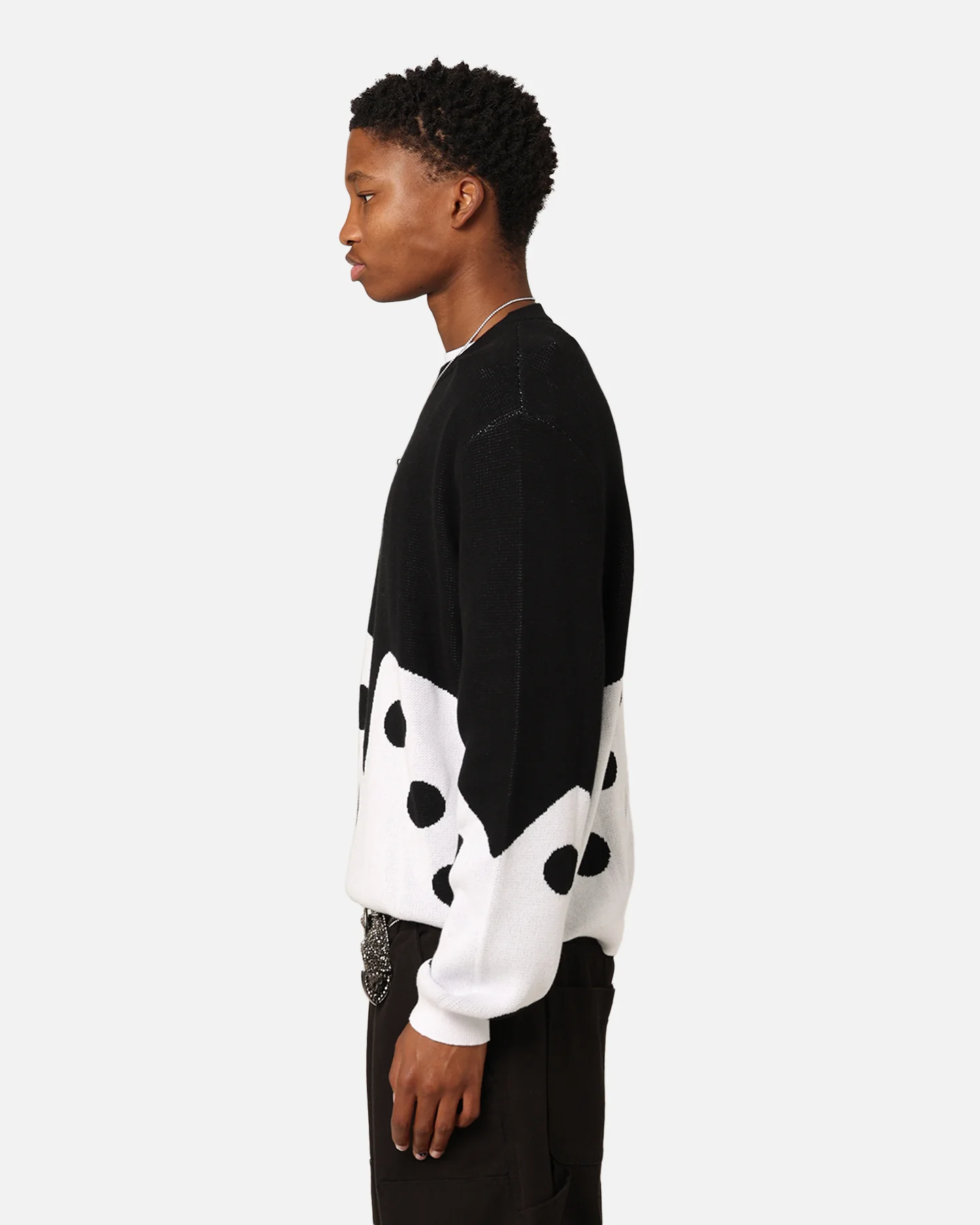Stüssy Dice Sweater Black - Image 6