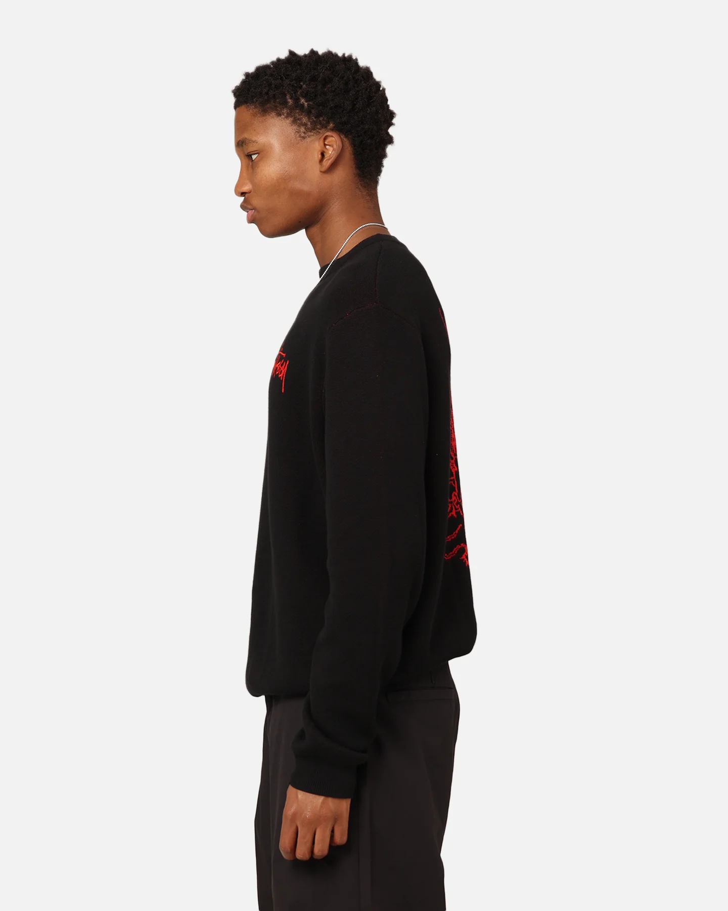 Stüssy Dragon Sweater Black - Image 7